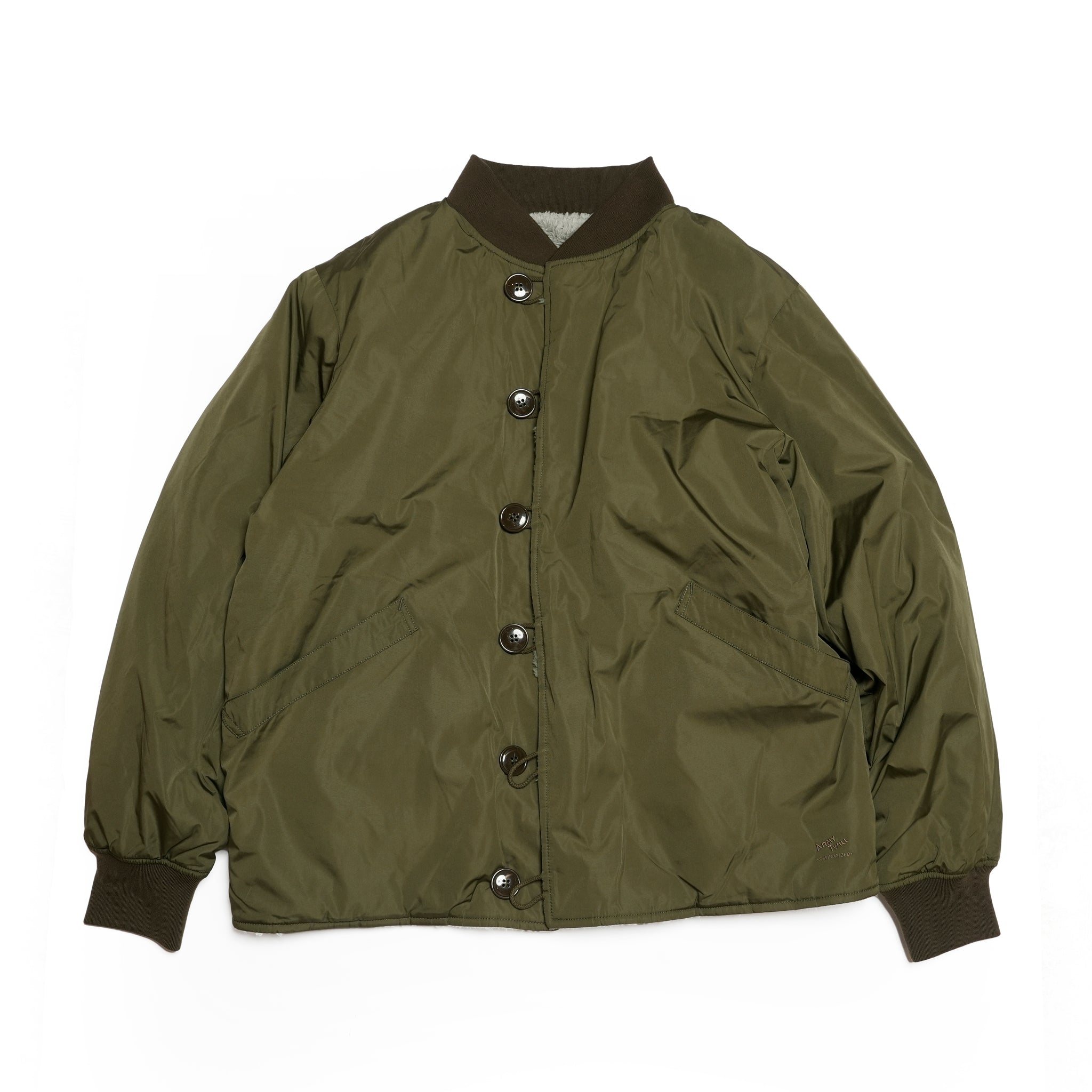 Pe Weather Reversible Blouson | Color_Khaki | No_am-2554005_khaki【ARMY TWILL_アーミーツイル】