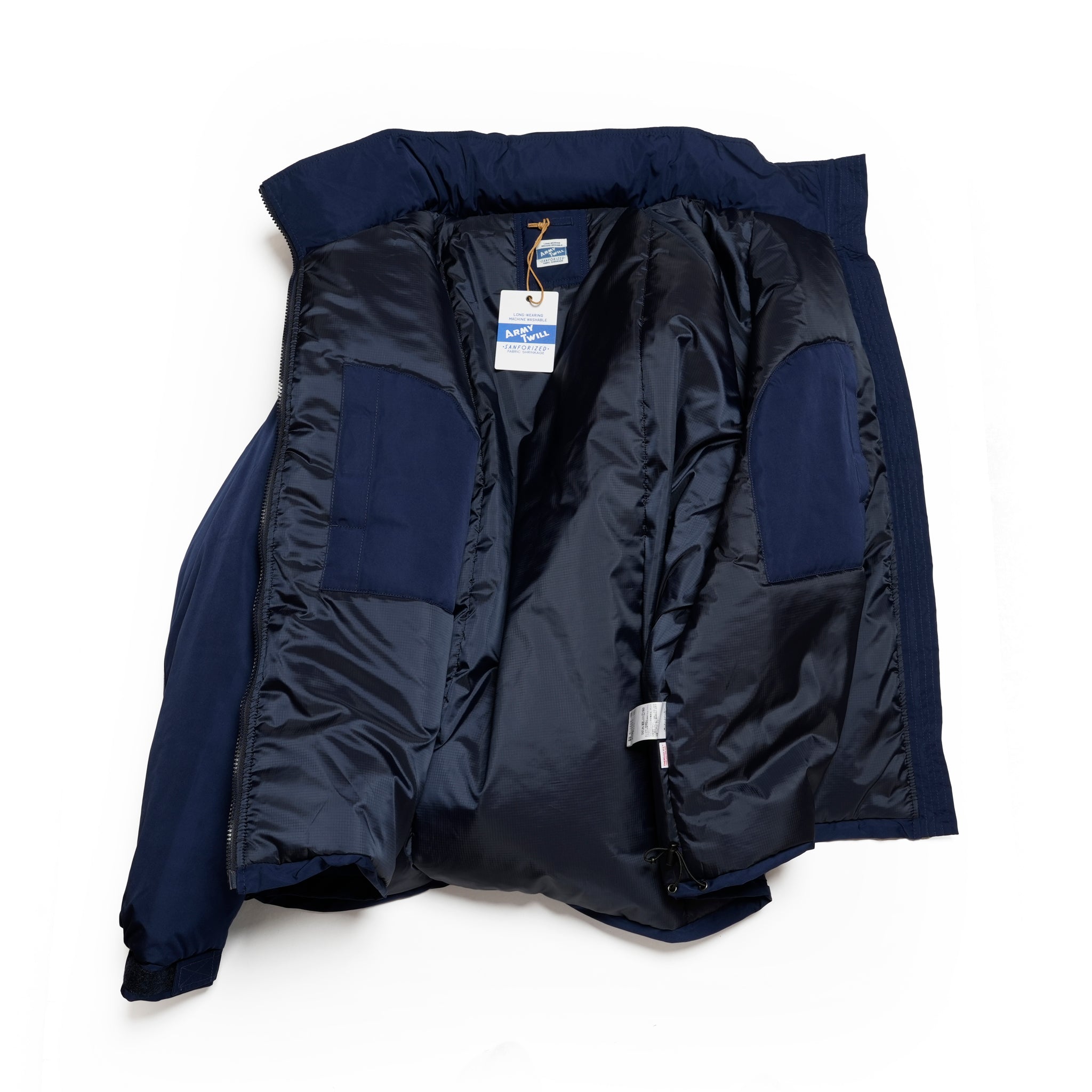 Pe Weather Padding Jacket | Color_Blue | No_am-2554006_blue【ARMY TWILL_アーミーツイル】
