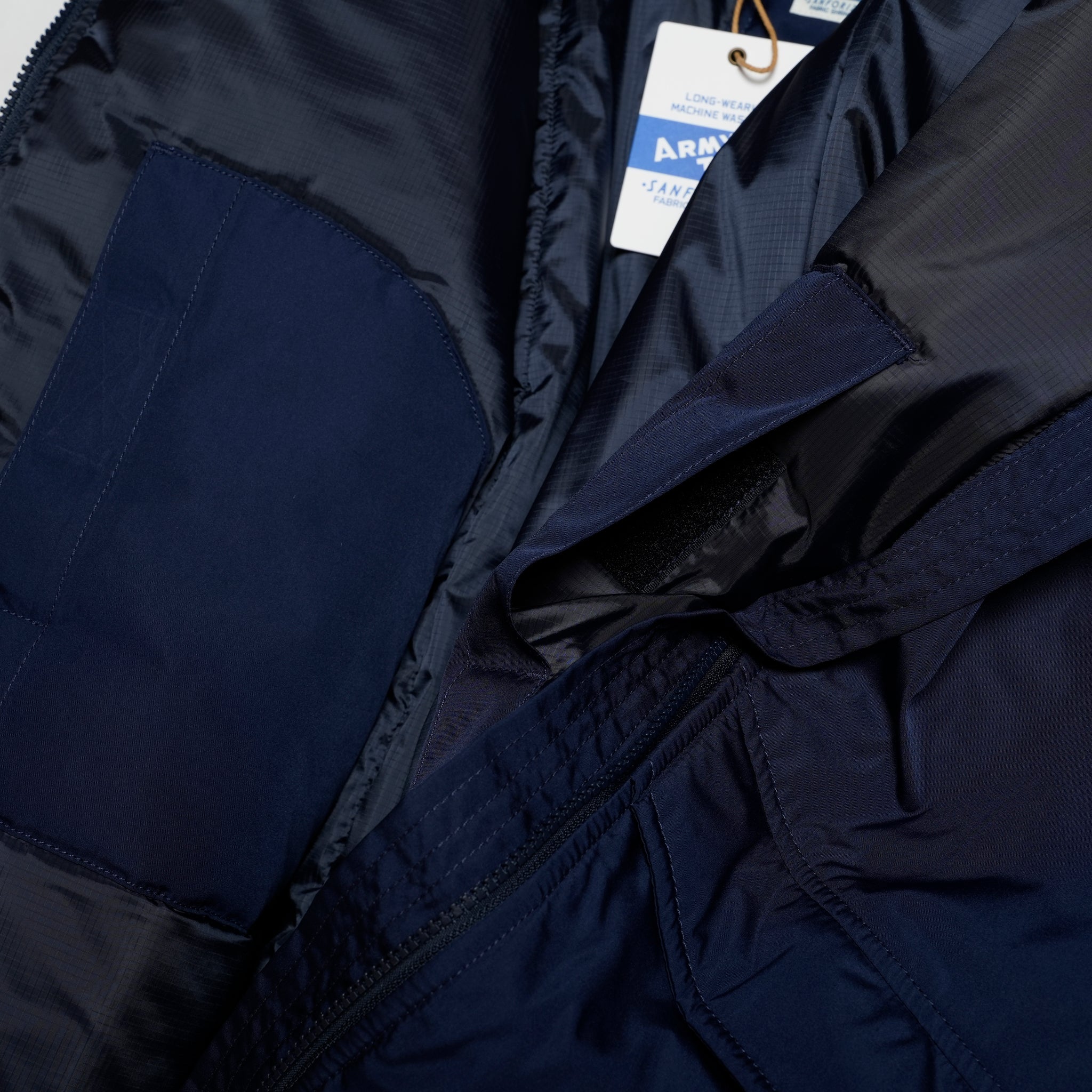 Pe Weather Padding Jacket | Color_Blue | No_am-2554006_blue【ARMY TWILL_アーミーツイル】