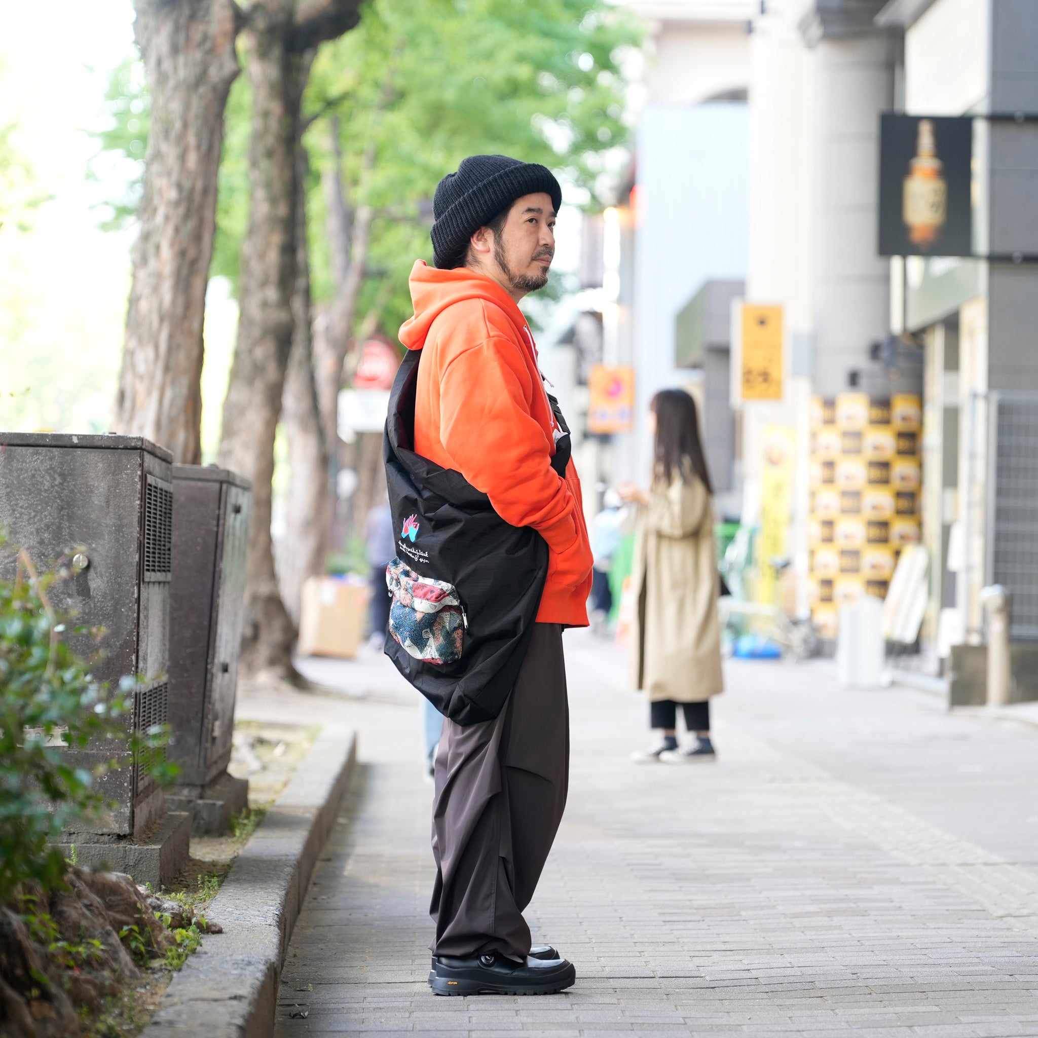 SF25SS-24_Black | KESA Big Roll Bag | Color:Black【STOF_ストフ】