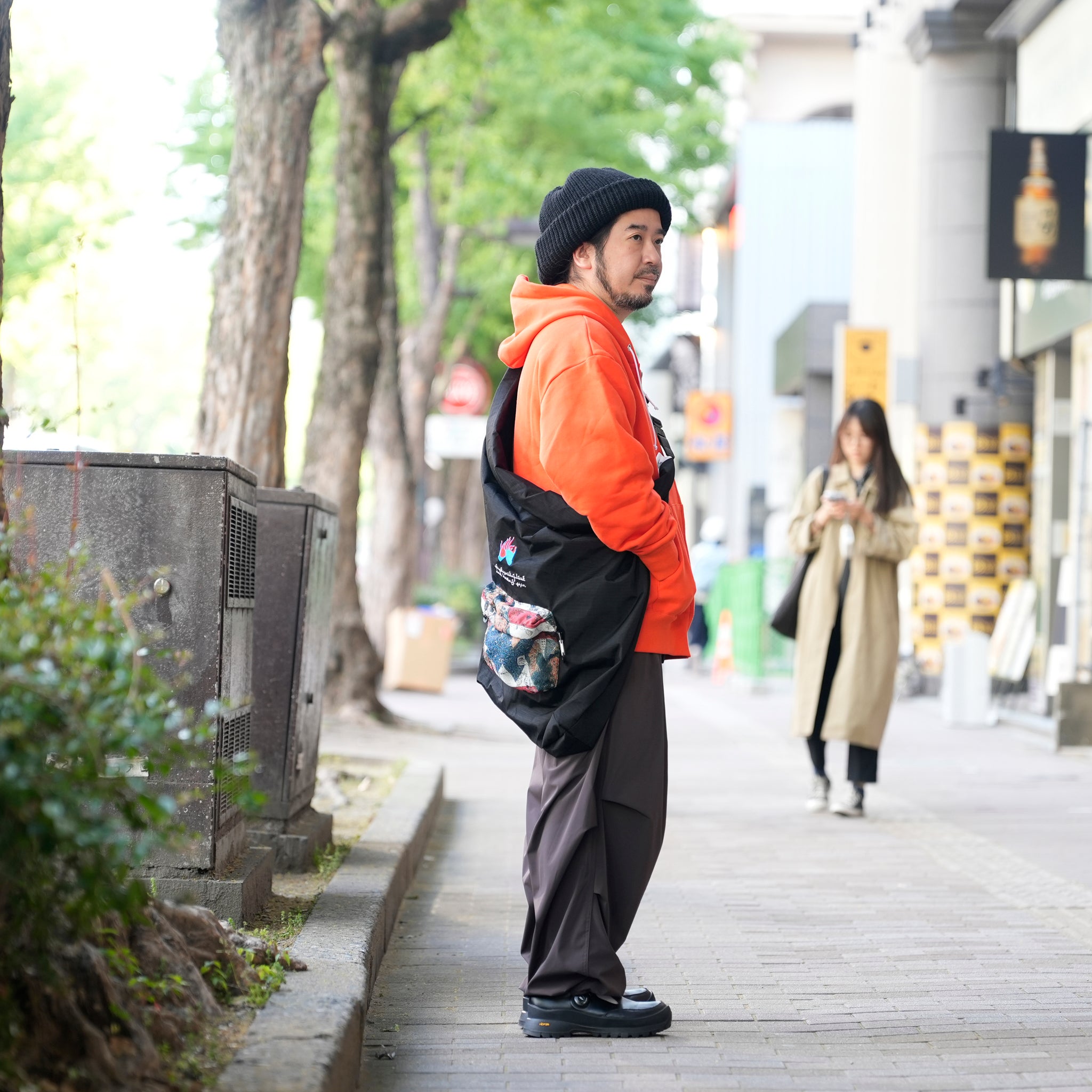 SF25SS-24_Black | KESA Big Roll Bag | Color:Black【STOF_ストフ】