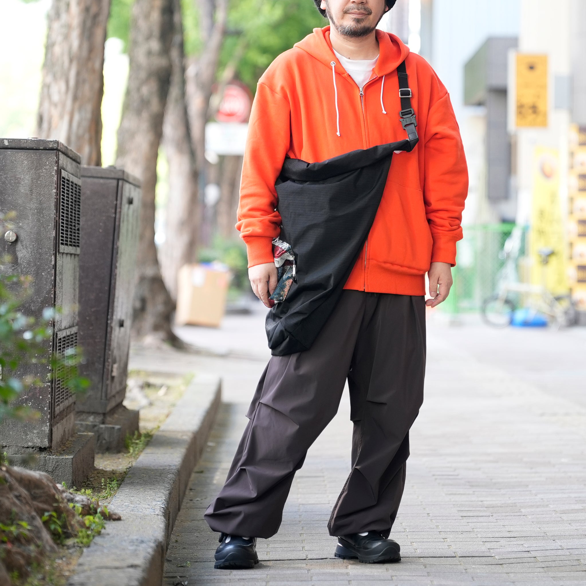 SF25SS-24_Black | KESA Big Roll Bag | Color:Black【STOF_ストフ】