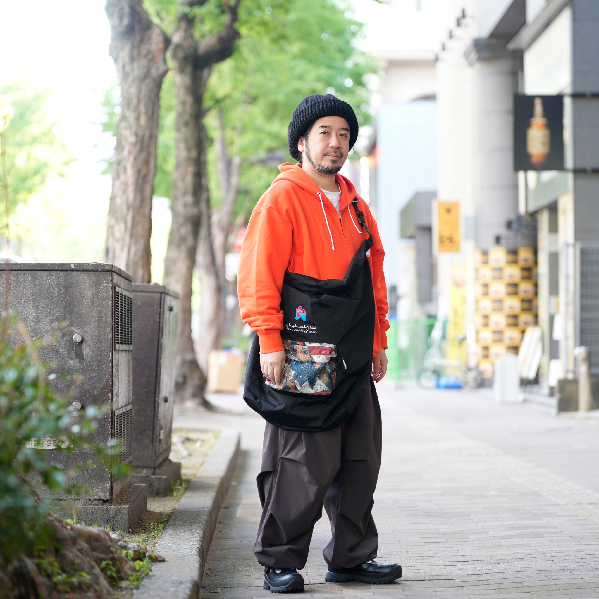 SF25SS-24_Black | KESA Big Roll Bag | Color:Black【STOF_ストフ】