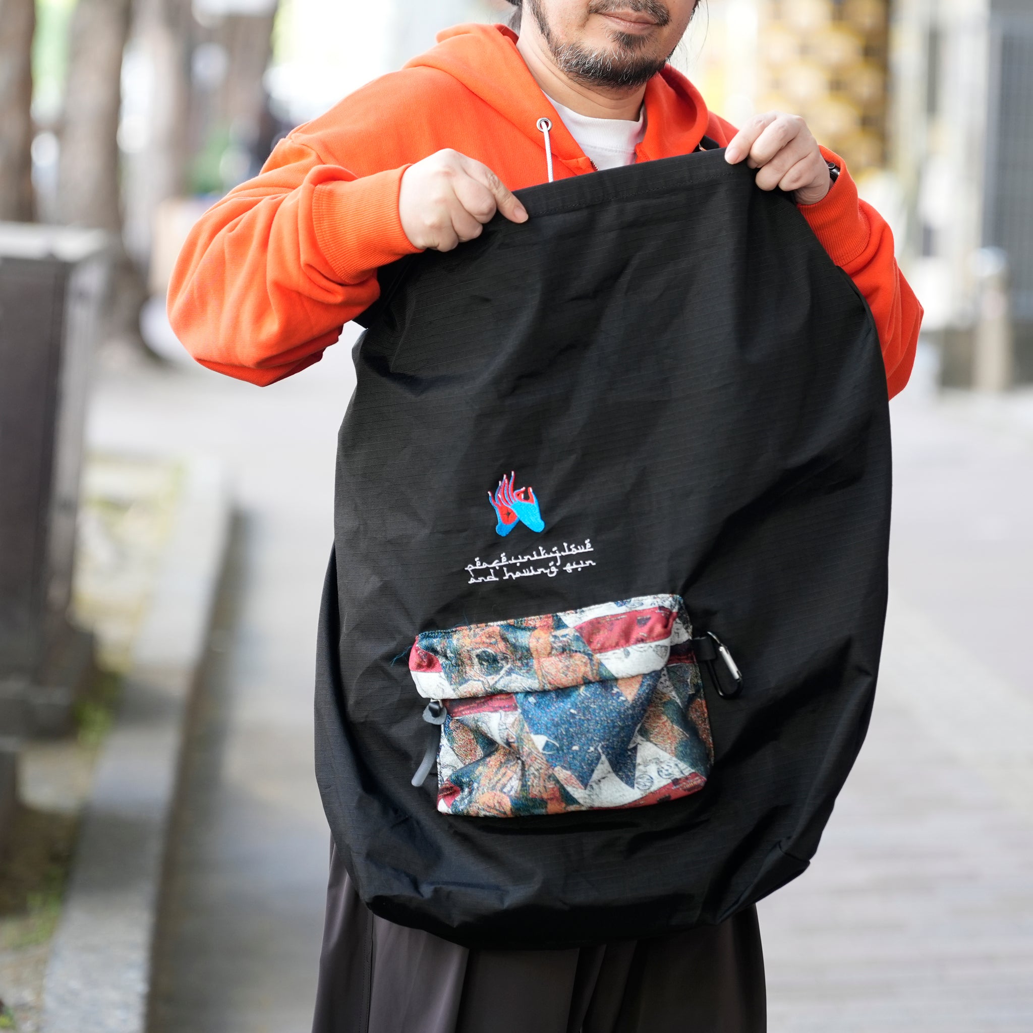 SF25SS-24_Black | KESA Big Roll Bag | Color:Black【STOF_ストフ】