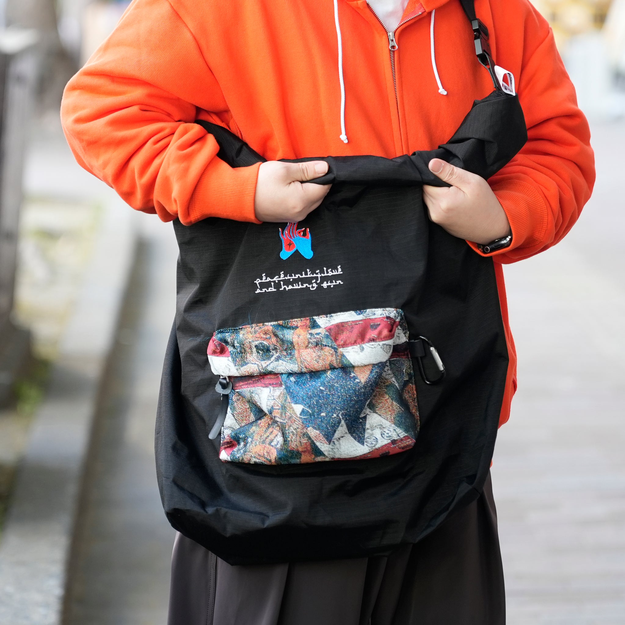 SF25SS-24_Black | KESA Big Roll Bag | Color:Black【STOF_ストフ】