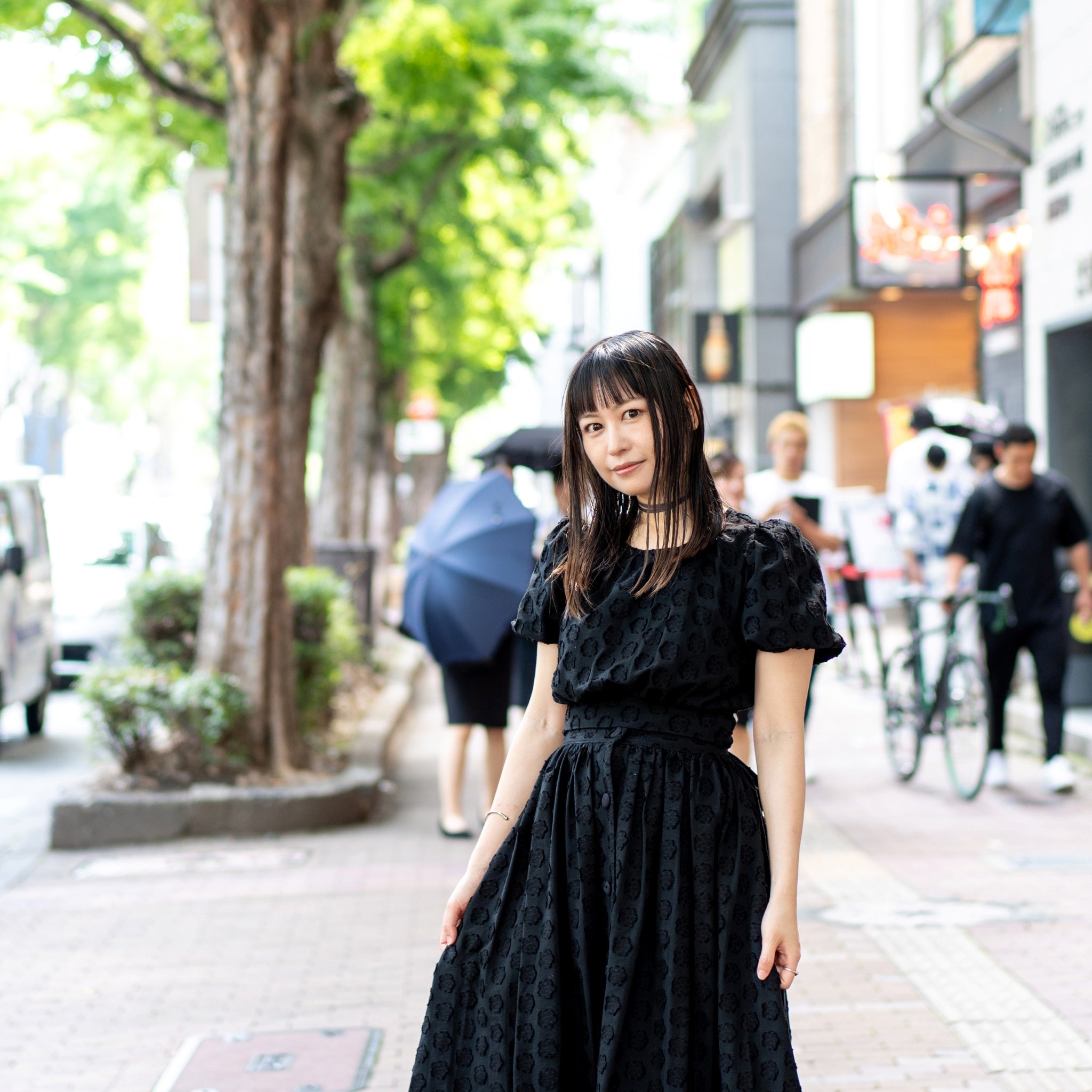 29SJ03SK429BLK | Mara Jacquard Midi Skirt | Color:Black【SISTER JANE_シスタージェーン】【archive】