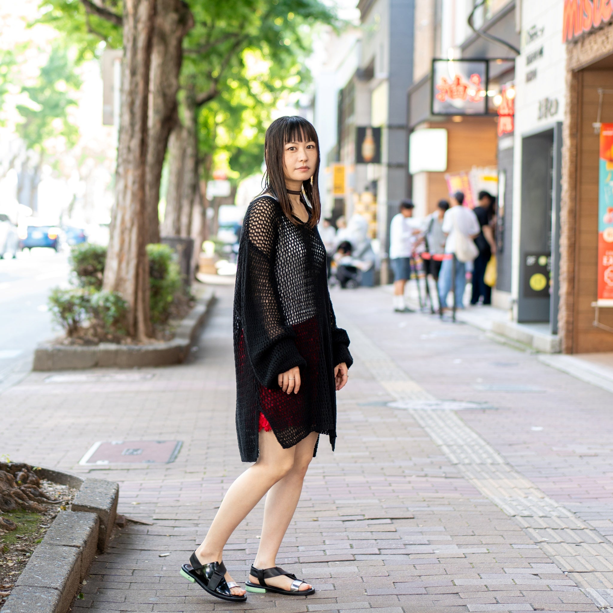 29SJ03SK428RED | Rose Plume Mini Skirt | Color:Red【SISTER JANE_シスタージェーン】【archive】