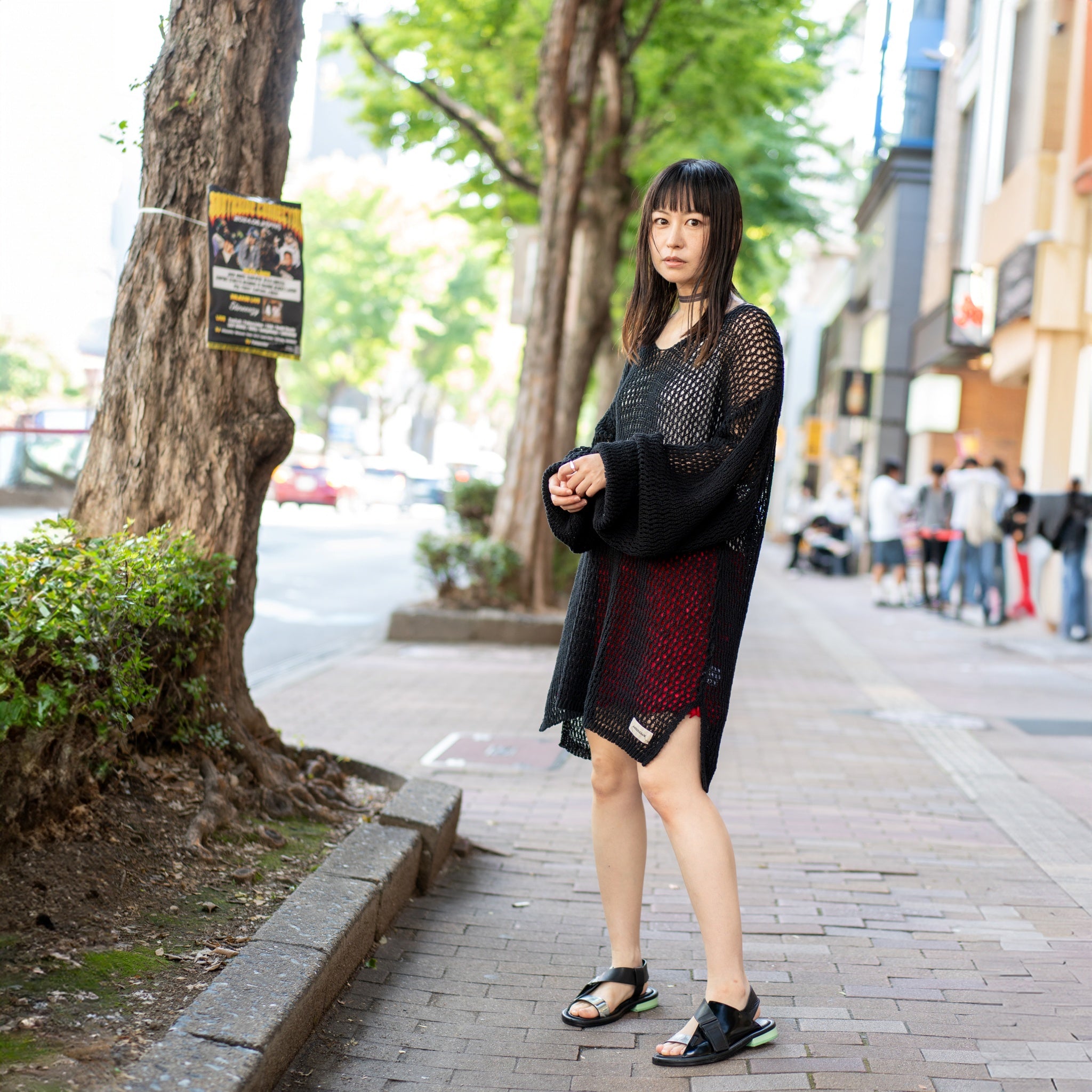 29SJ03SK428RED | Rose Plume Mini Skirt | Color:Red【SISTER JANE_シスタージェーン】【archive】