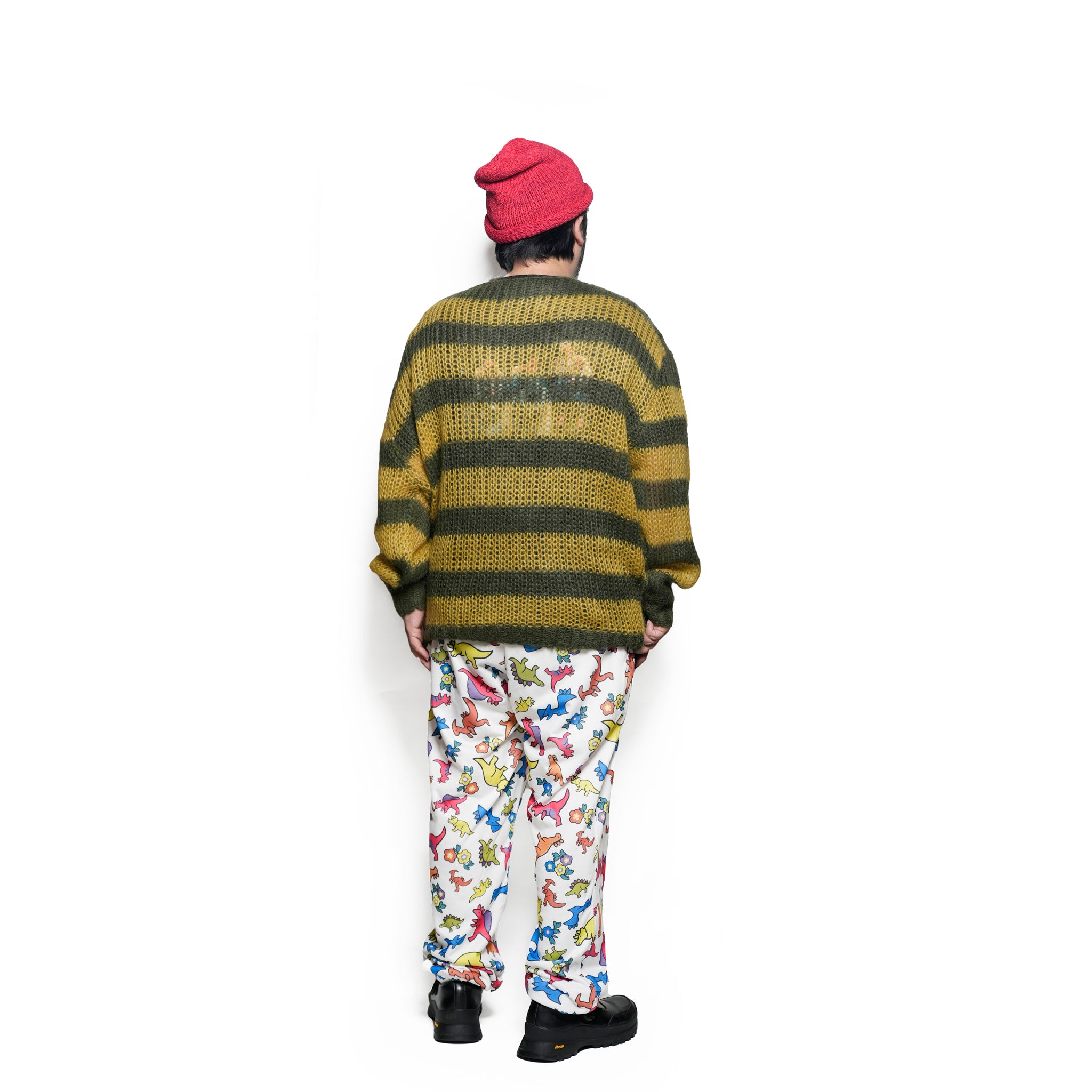 Mesh Mohair knit / Yellow【AMBERGLEAM_アンバーグリーム】1320151113