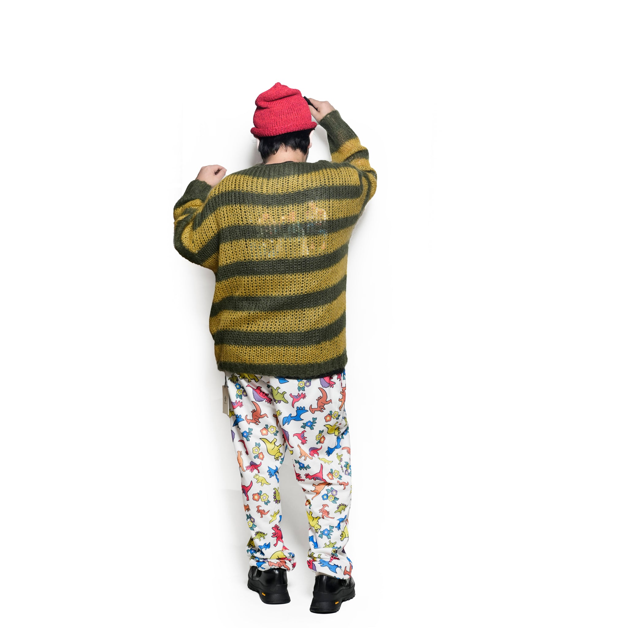 Mesh Mohair knit / Yellow【AMBERGLEAM_アンバーグリーム】1320151113