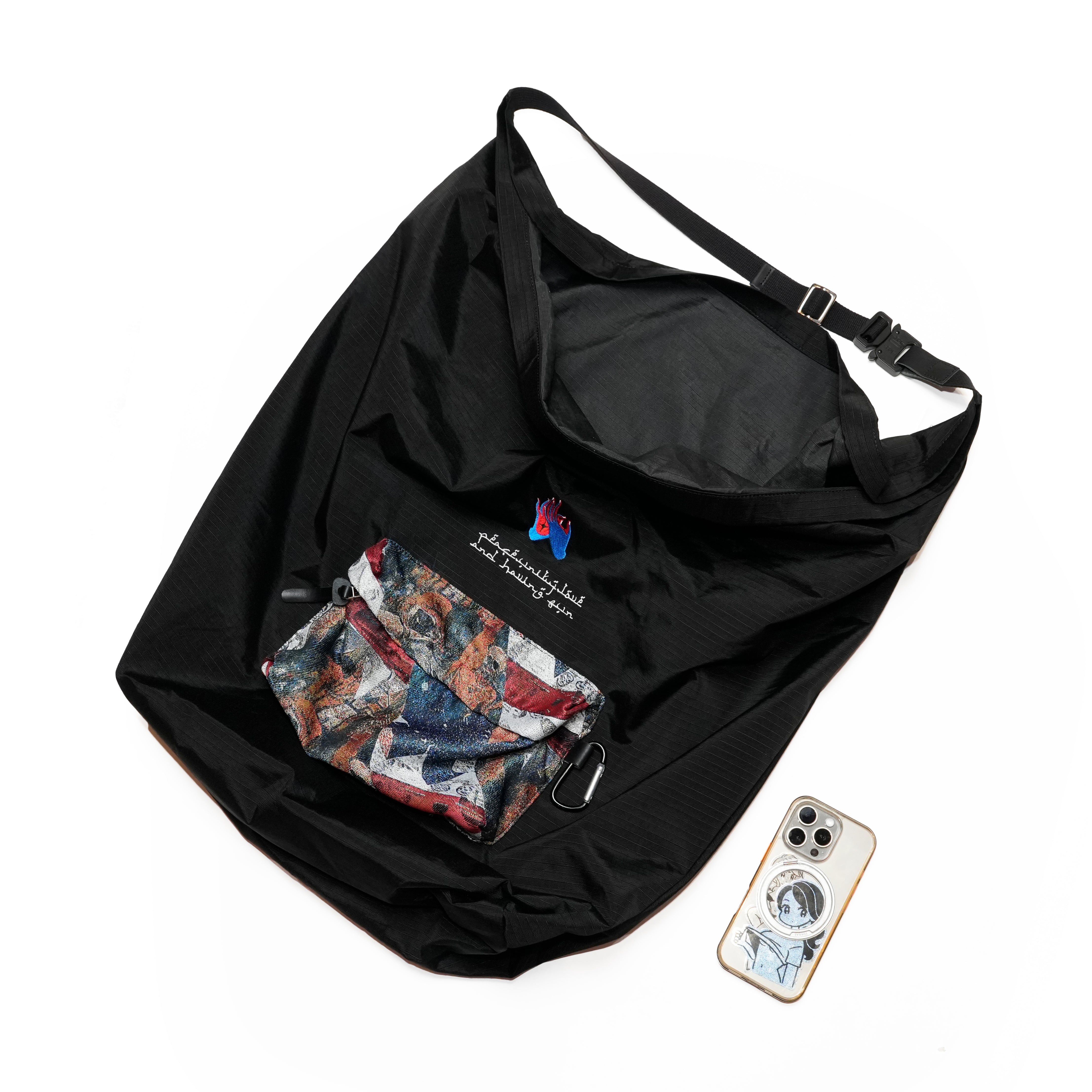 SF25SS-24_Black | KESA Big Roll Bag | Color:Black【STOF_ストフ】