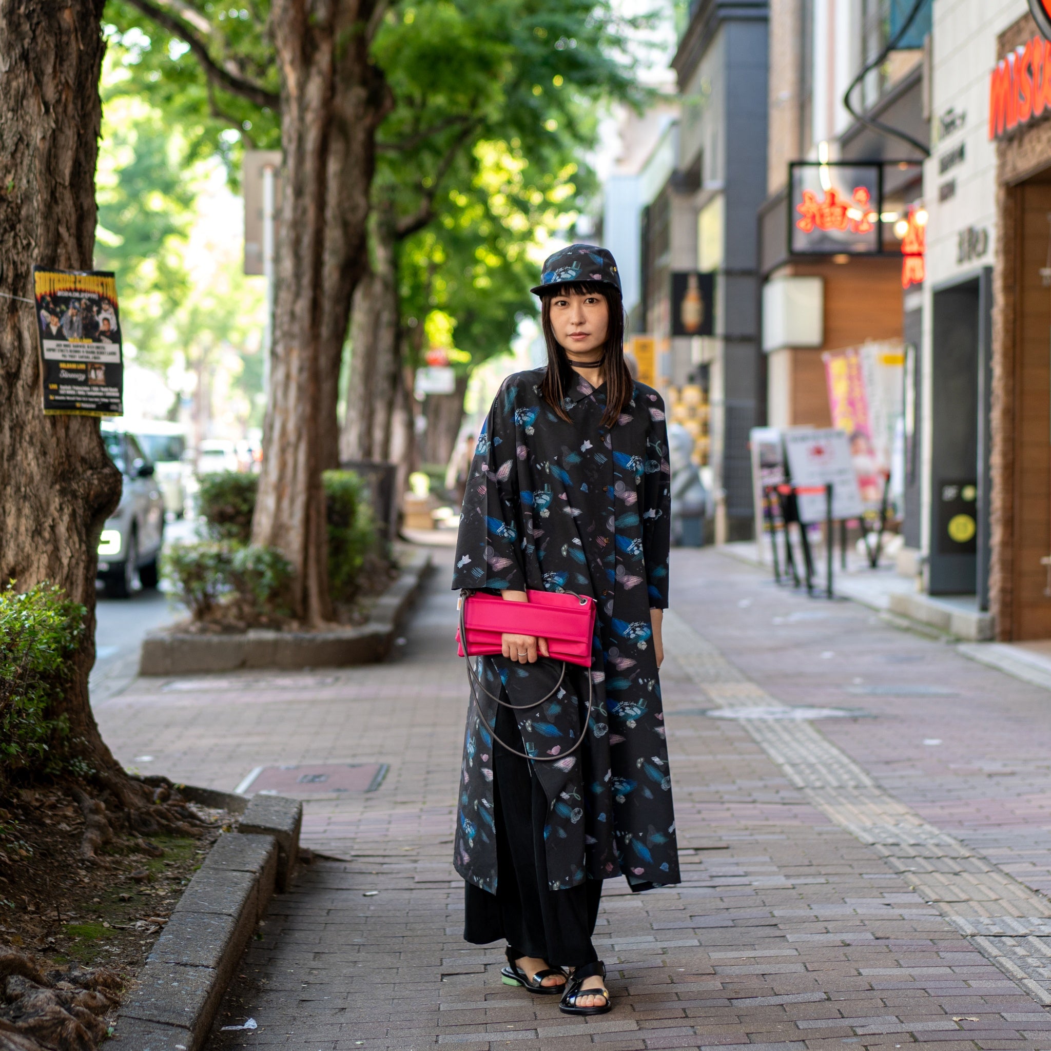 bsd24SS-08 | Poltergeist Halfsleeve Shirt | Color:Black【BEDSIDEDRAMA_ベッドサイドドラマ】【archive】