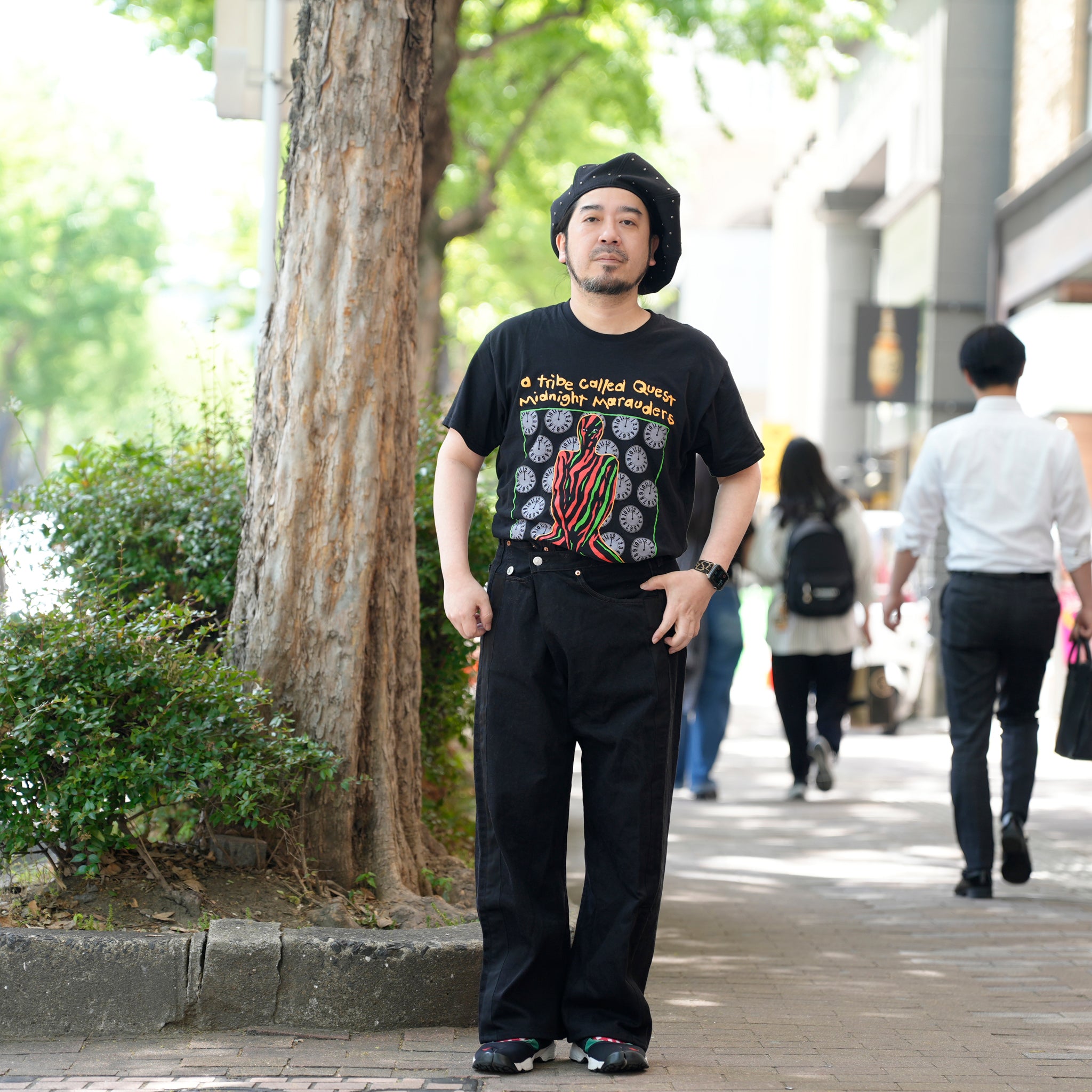 YP15TY_Blk | DEFORMED PANTS | Color:Blk【YOUSED_ユーズド】