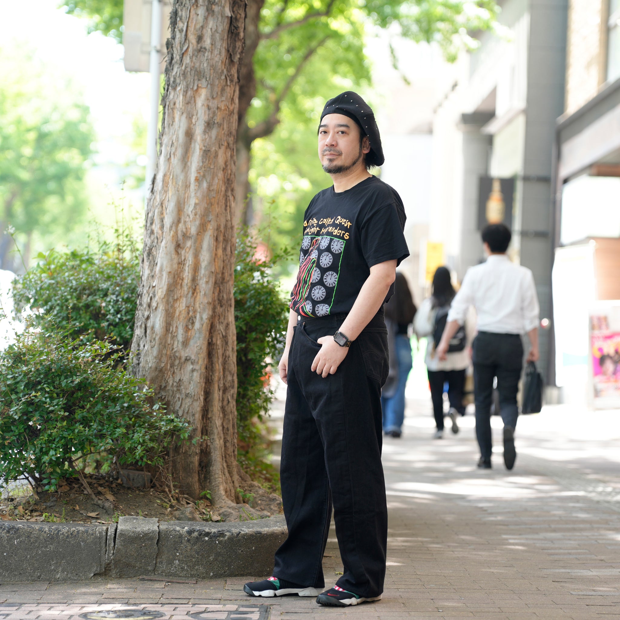 YP15TY_Blk | DEFORMED PANTS | Color:Blk【YOUSED_ユーズド】