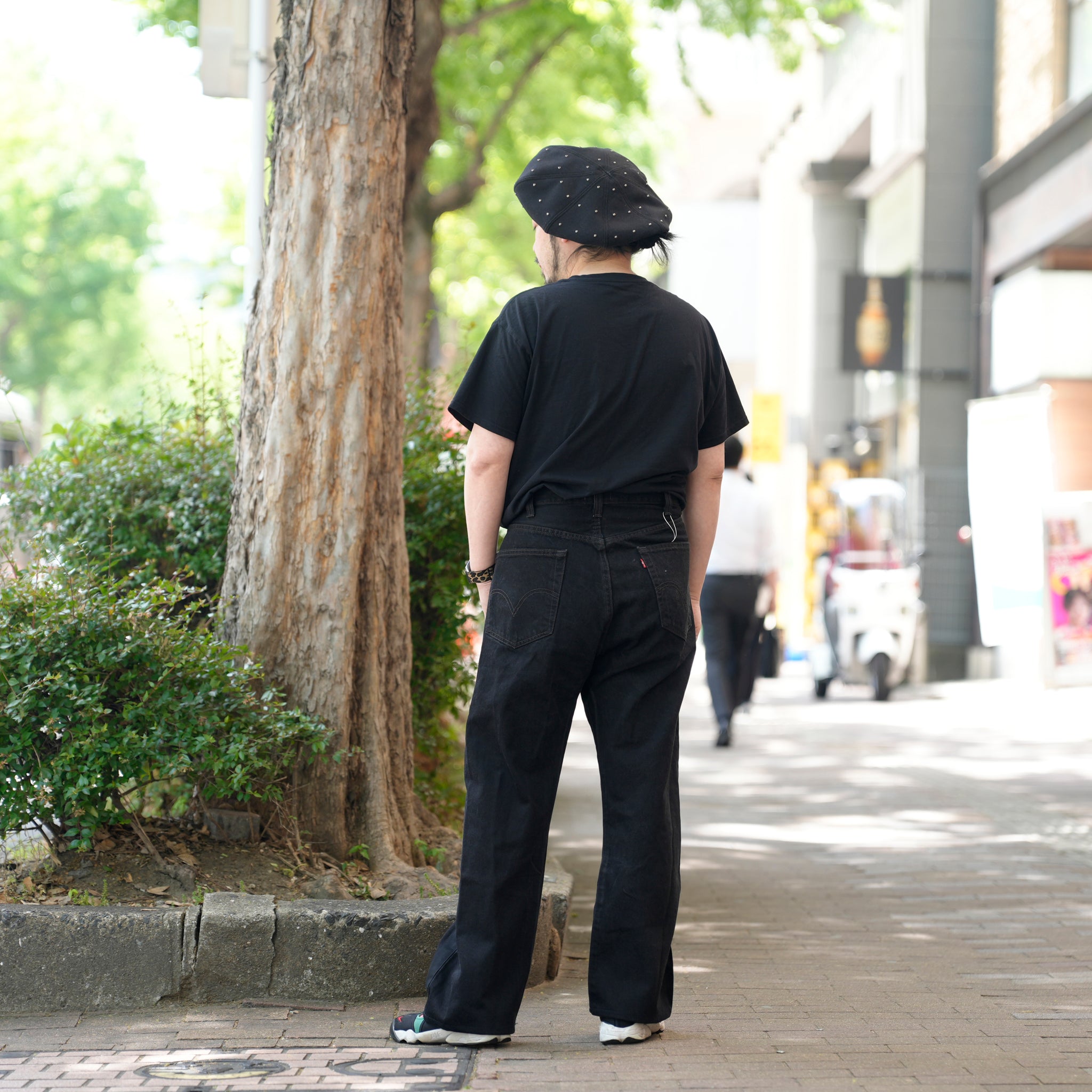 YP15TY_Blk | DEFORMED PANTS | Color:Blk【YOUSED_ユーズド】