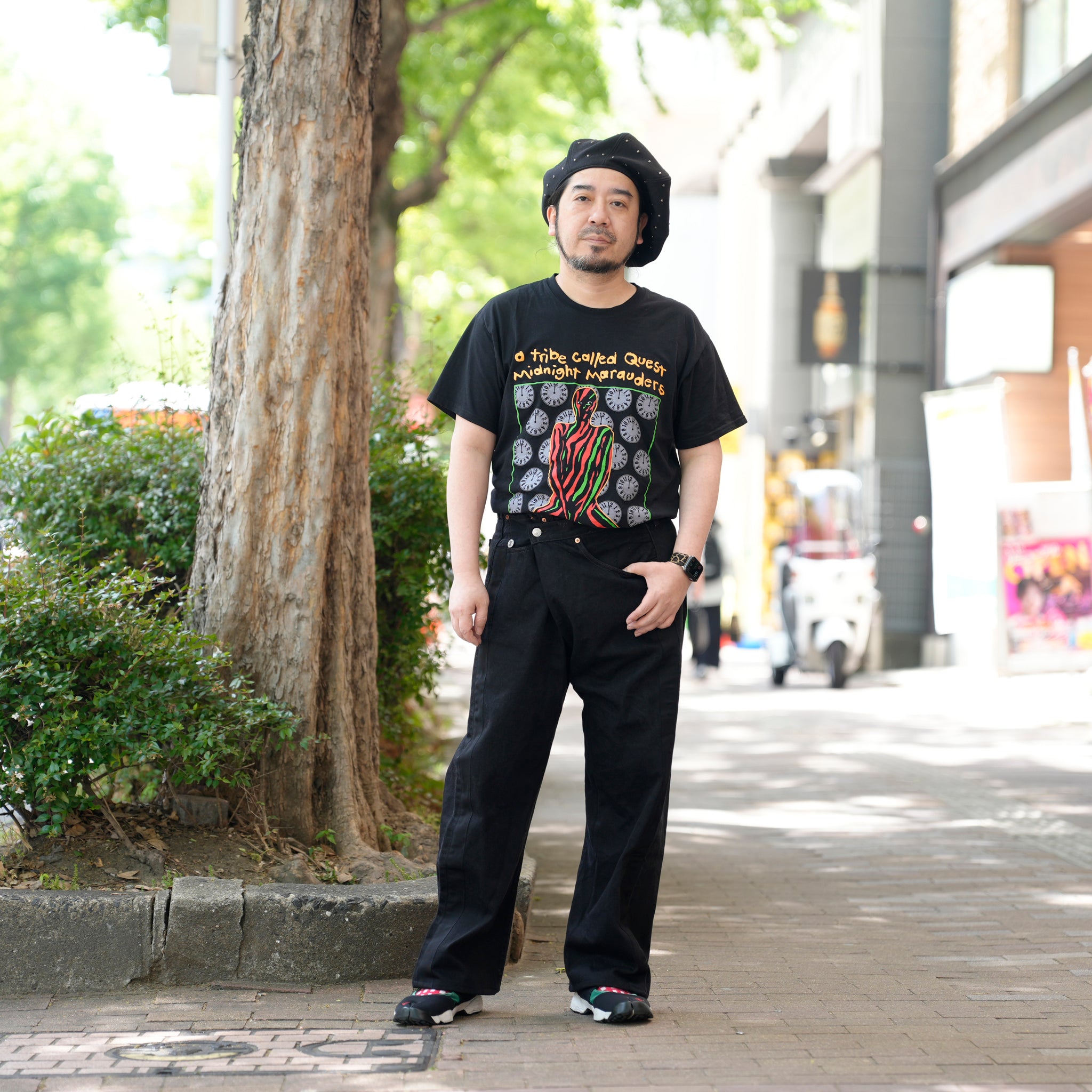 YP15TY_Blk | DEFORMED PANTS | Color:Blk【YOUSED_ユーズド】