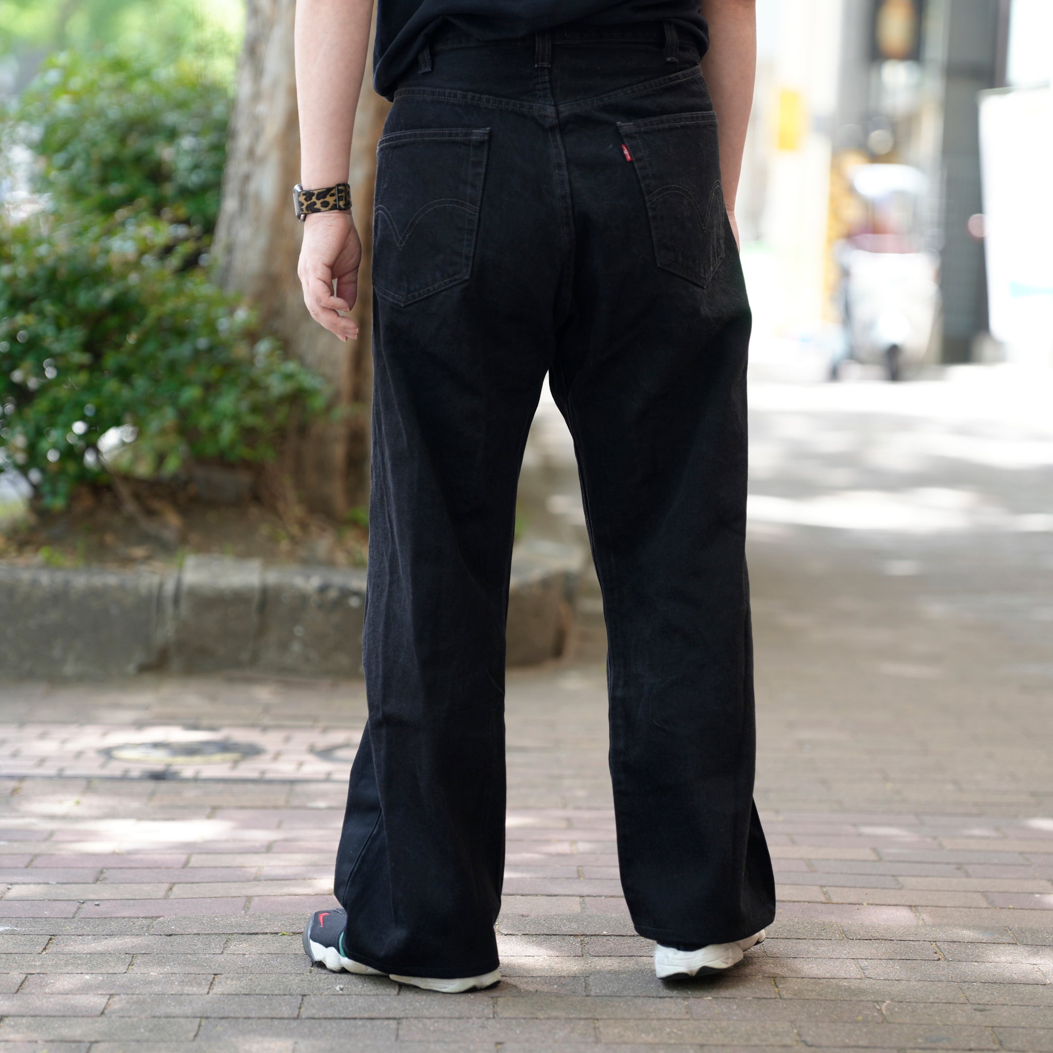 YP15TY_Blk | DEFORMED PANTS | Color:Blk【YOUSED_ユーズド】