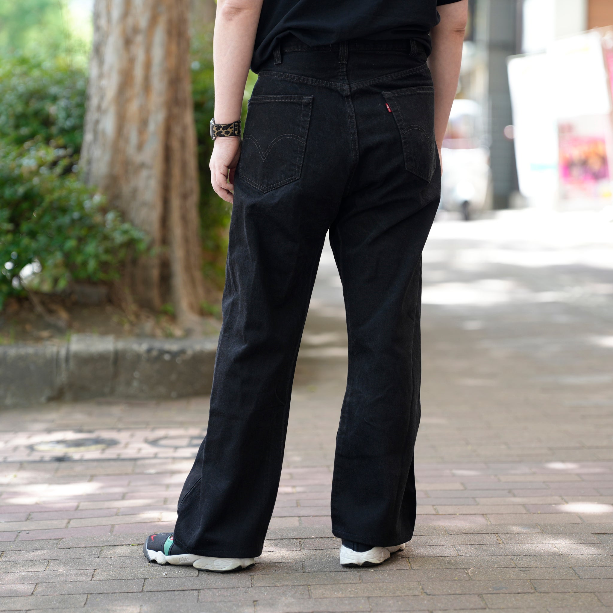 YP15TY_Blk | DEFORMED PANTS | Color:Blk【YOUSED_ユーズド】