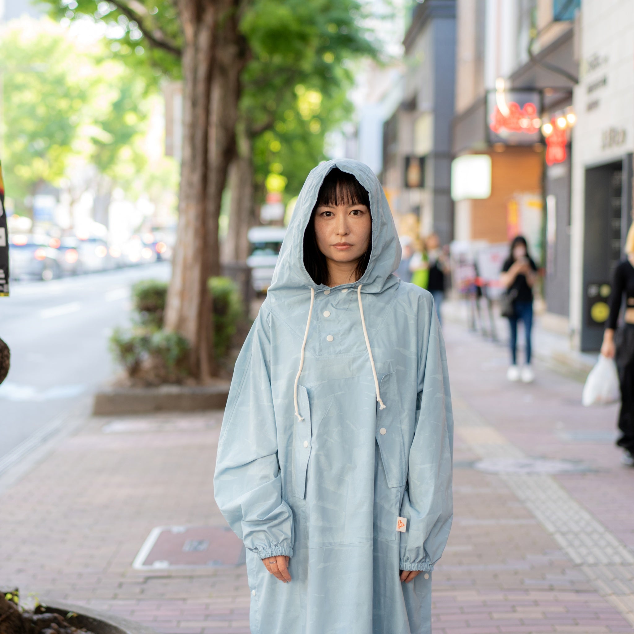 G61201A_SKY | MOUNTAIN LONG ANORAK-SKY | Color:Sky【GORT_ゴート】