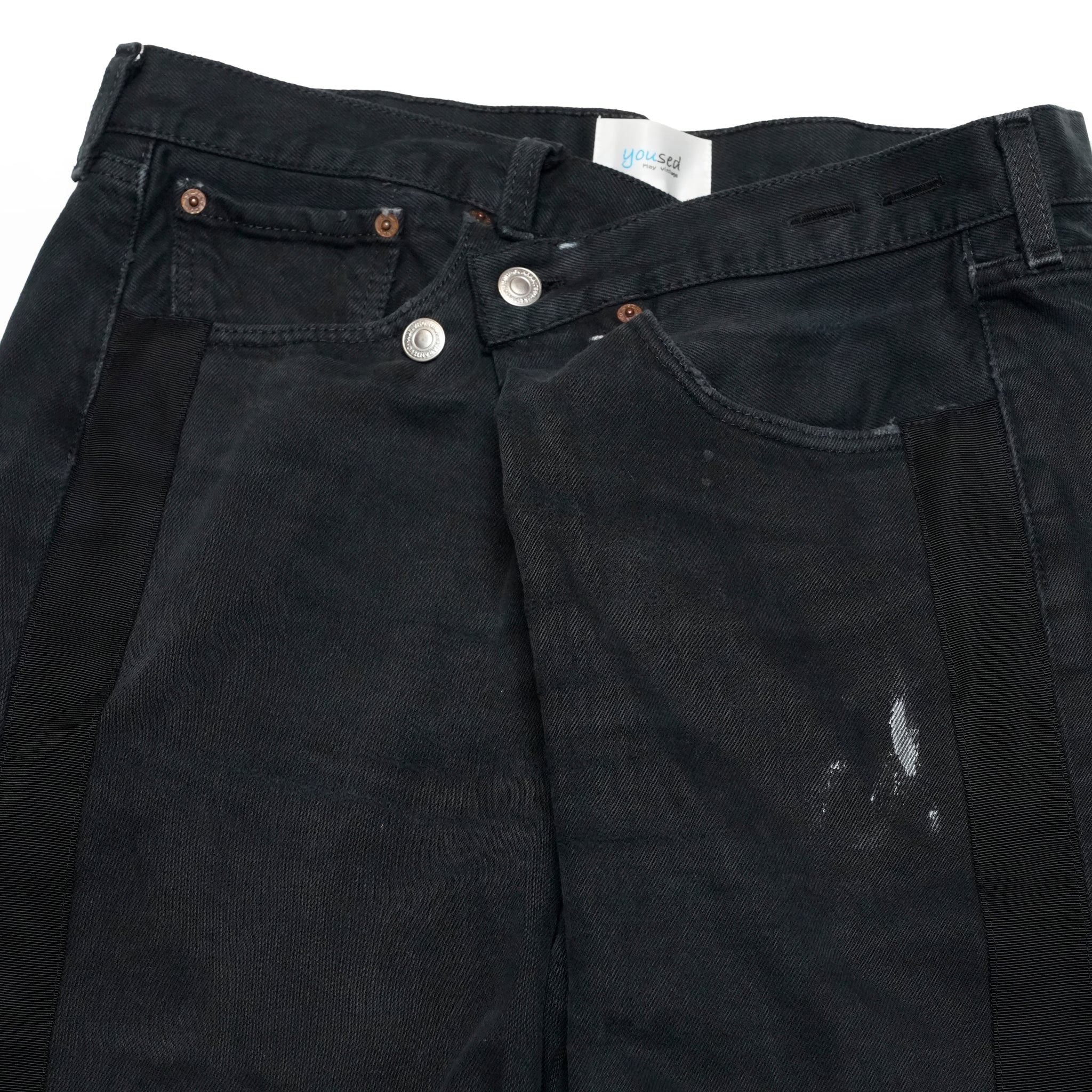 YP15TY_Blk | DEFORMED PANTS | Color:Blk【YOUSED_ユーズド】