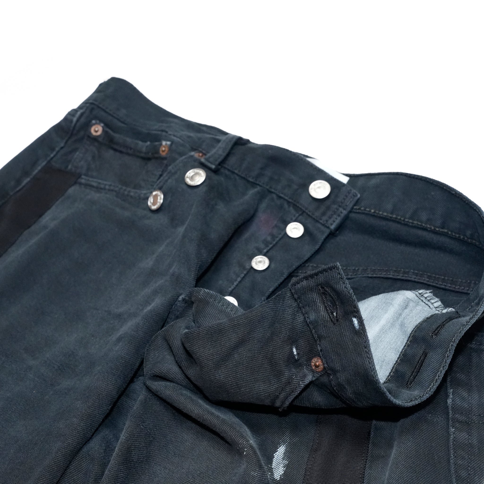 YP15TY_Blk | DEFORMED PANTS | Color:Blk【YOUSED_ユーズド】