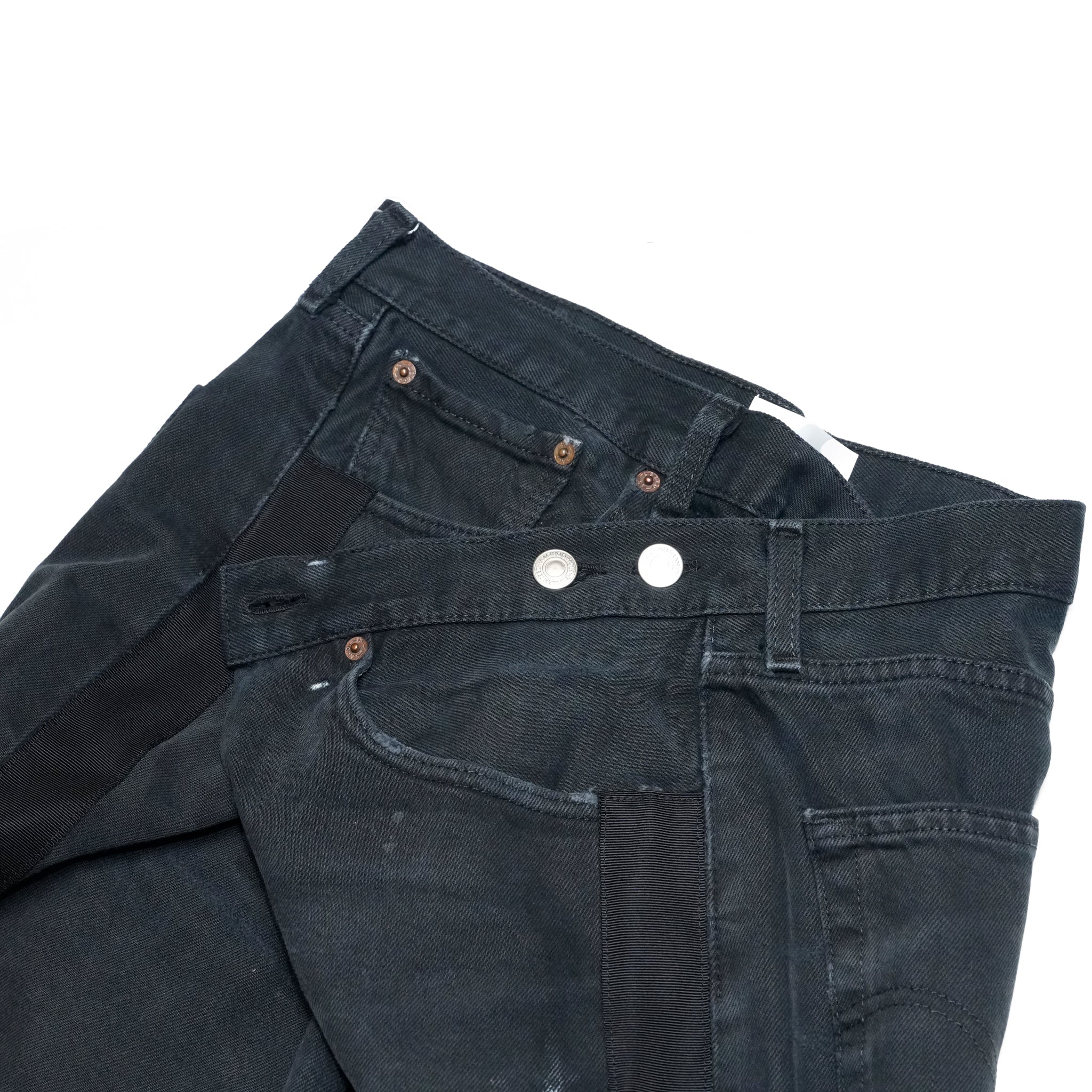 YP15TY_Blk | DEFORMED PANTS | Color:Blk【YOUSED_ユーズド】