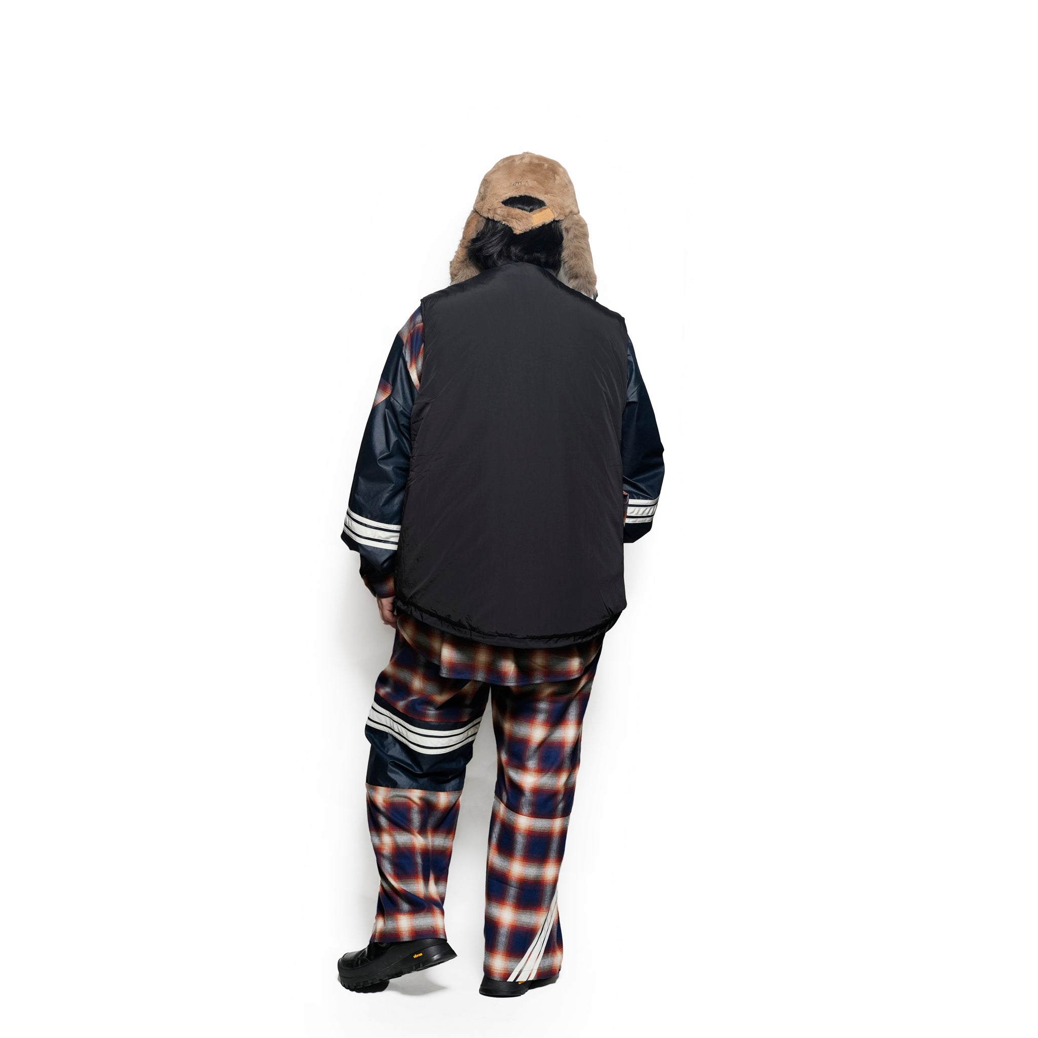 ombre check Pants | Color_Red | No_k-4968_red【MASTERKEY_マスターキー】【Addiction別注】