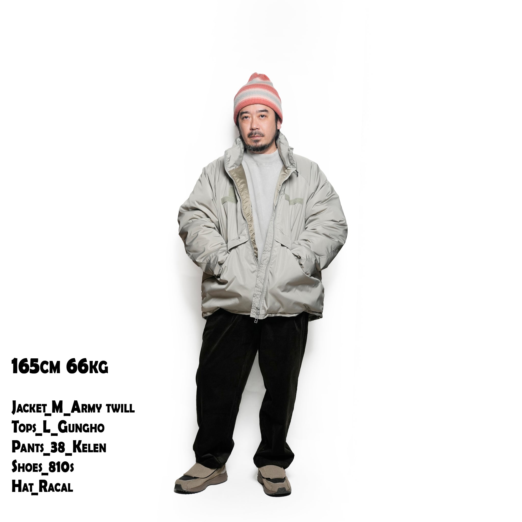 Pe Weather Padding Jacket | Color_Gray | No_am-2554006_gray【ARMY TWILL_アーミーツイル】