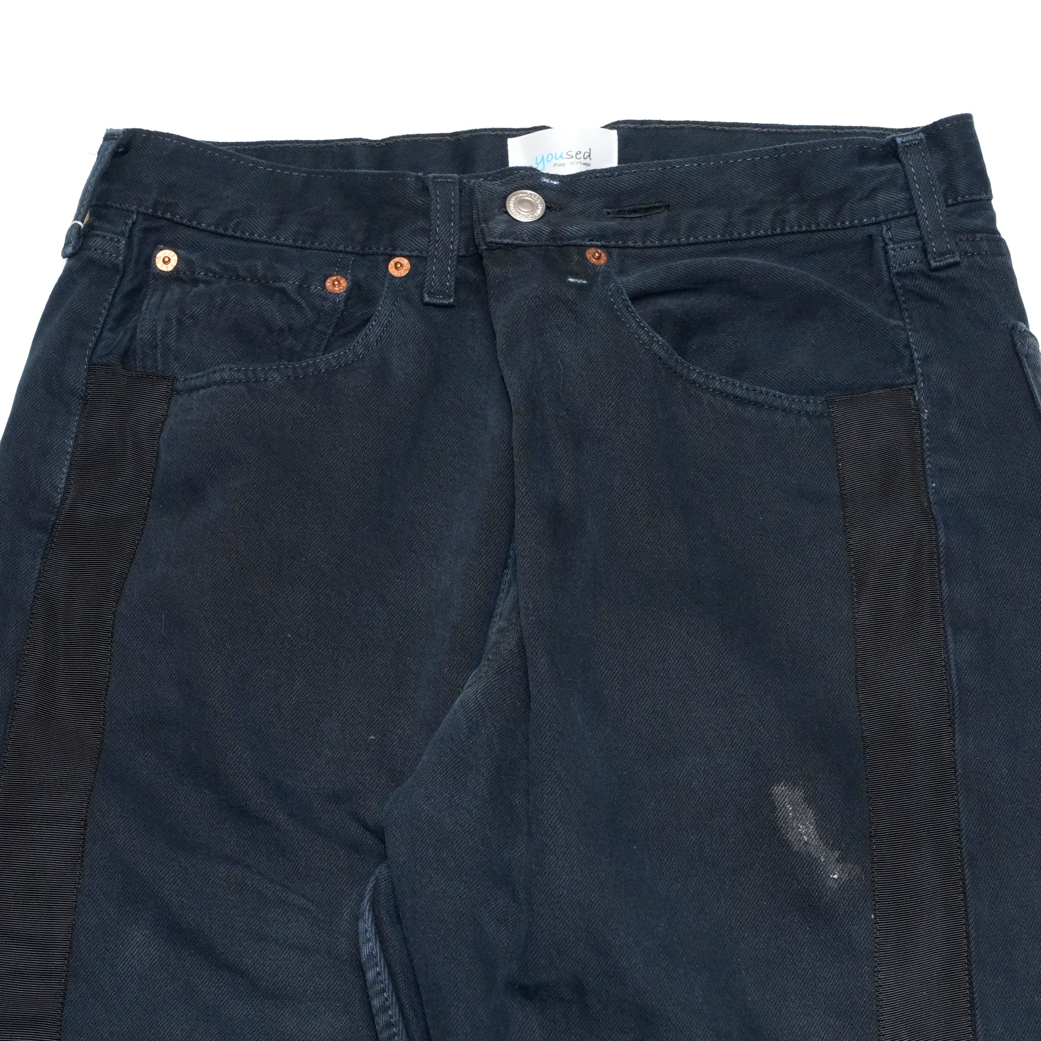 YP15TY_Blk | DEFORMED PANTS | Color:Blk【YOUSED_ユーズド】