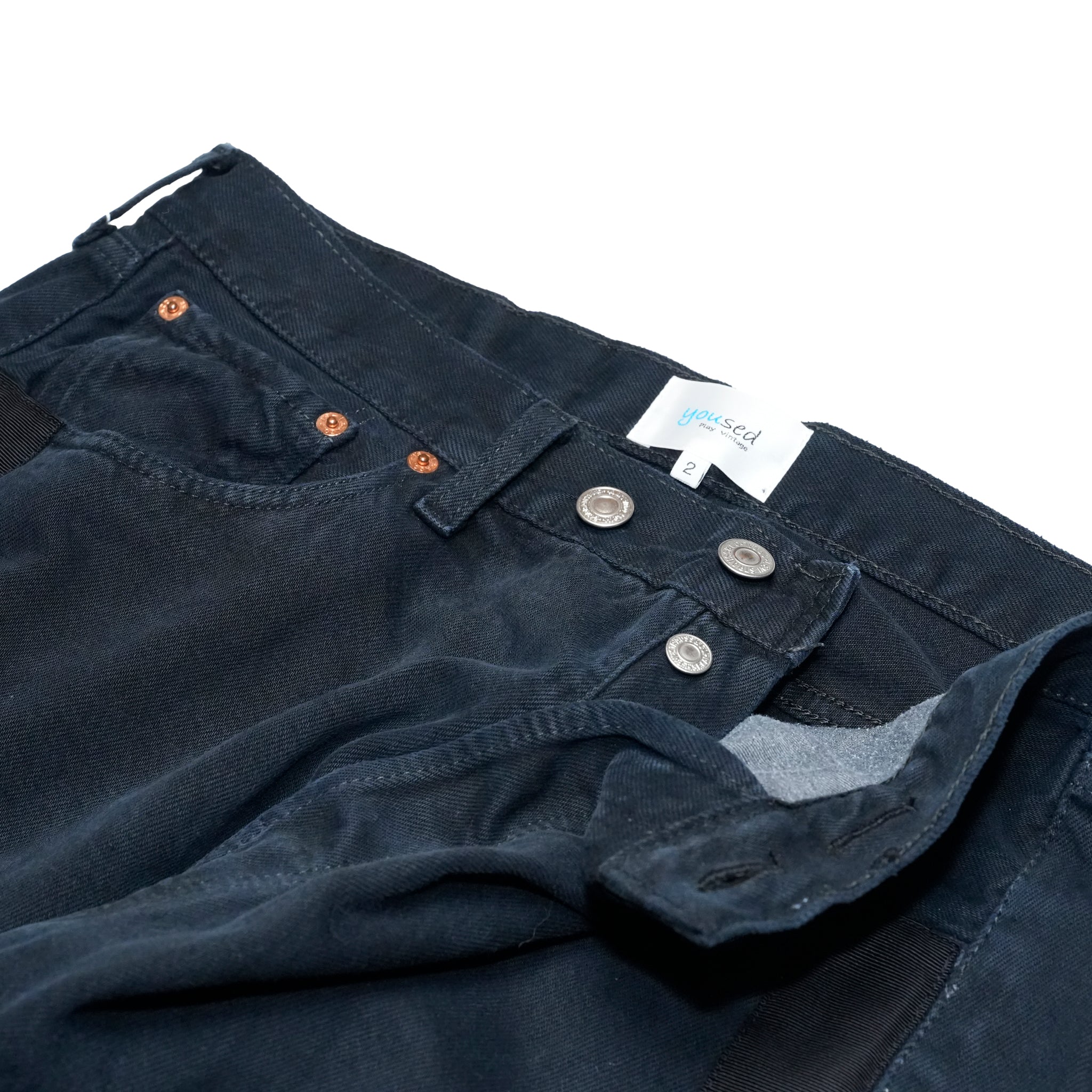 YP15TY_Blk | DEFORMED PANTS | Color:Blk【YOUSED_ユーズド】