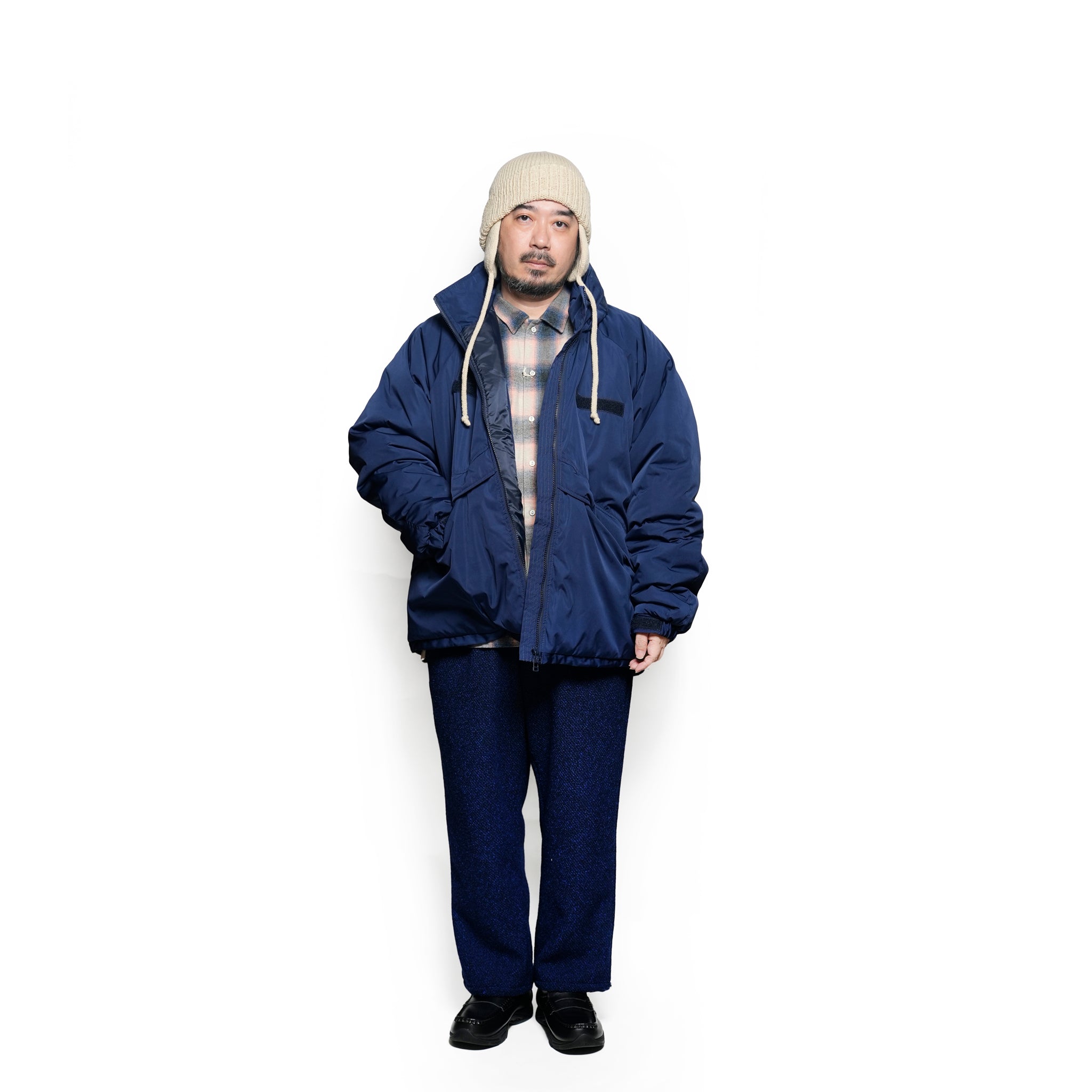 Pe Weather Padding Jacket | Color_Blue | No_am-2554006_blue【ARMY TWILL_アーミーツイル】