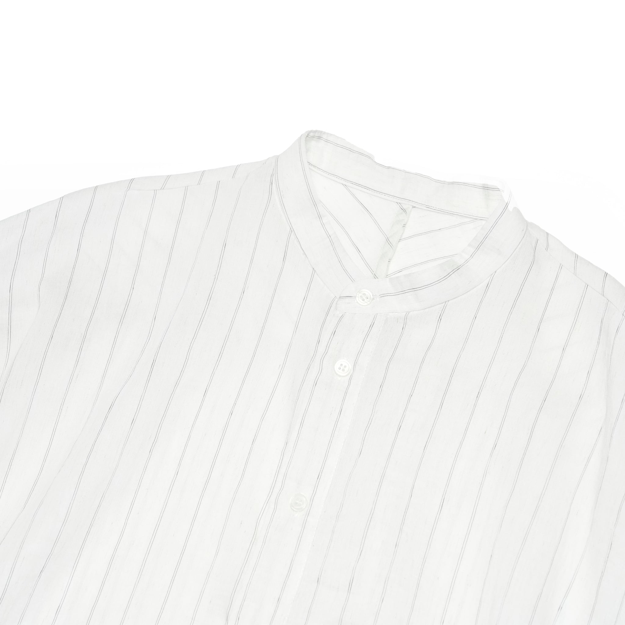 25163-4309P_off white | ストライプポンチョシャツ | Color:Off White【ANGELINA_アンジェリーナ】【archive】