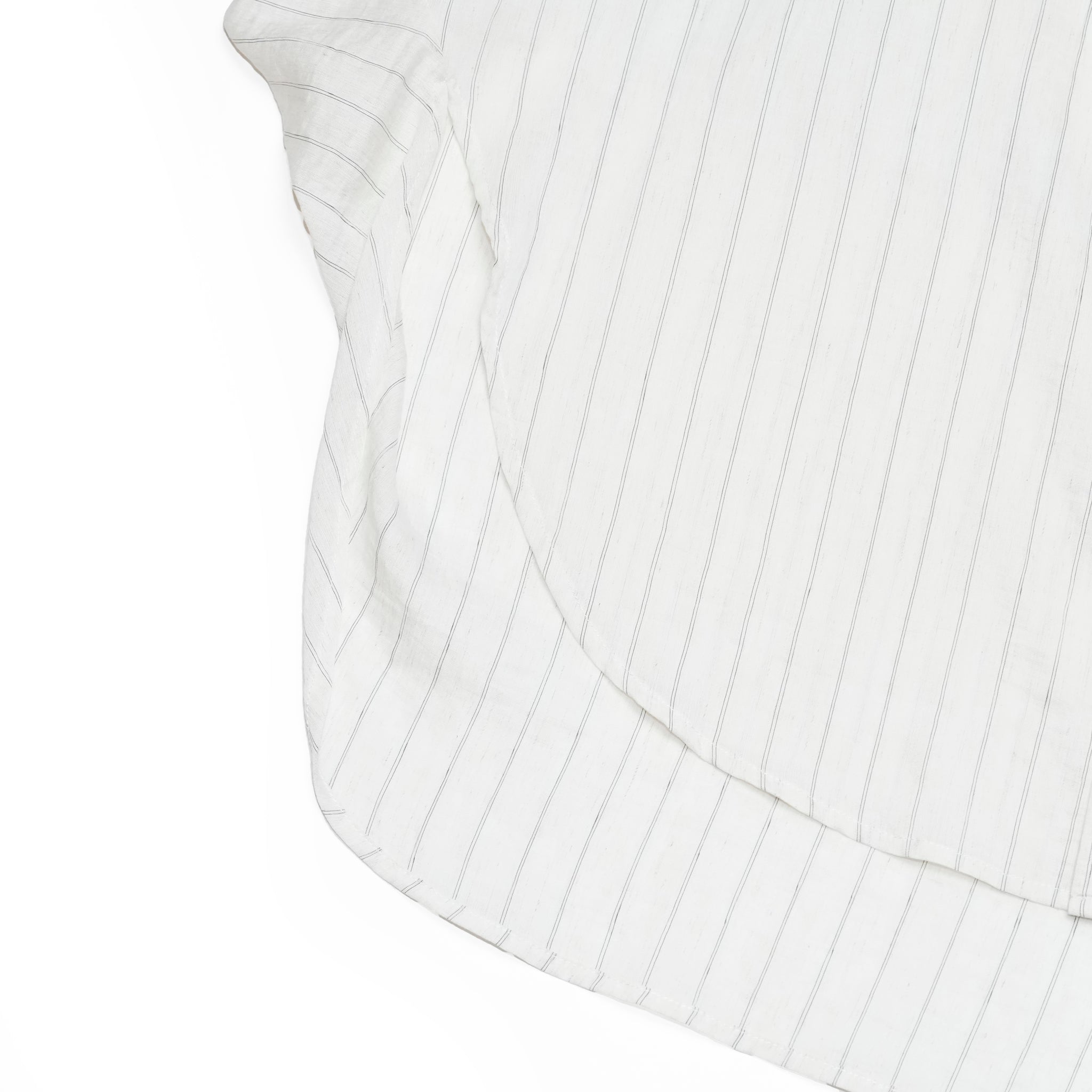 25163-4309P_off white | ストライプポンチョシャツ | Color:Off White【ANGELINA_アンジェリーナ】【archive】