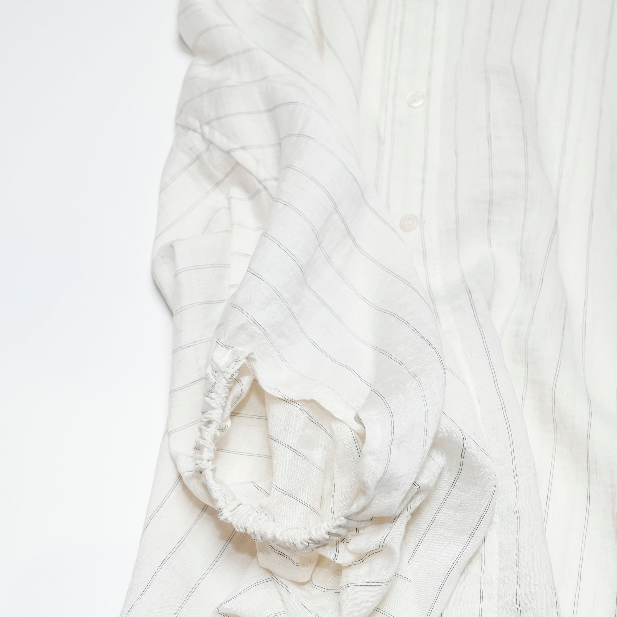 25163-4309P_off white | ストライプポンチョシャツ | Color:Off White【ANGELINA_アンジェリーナ】