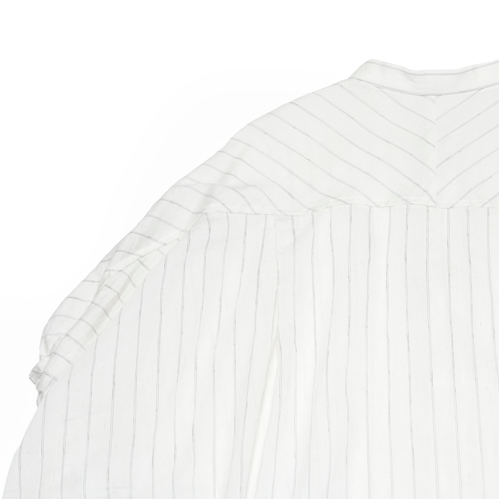 25163-4309P_off white | ストライプポンチョシャツ | Color:Off White【ANGELINA_アンジェリーナ】【archive】