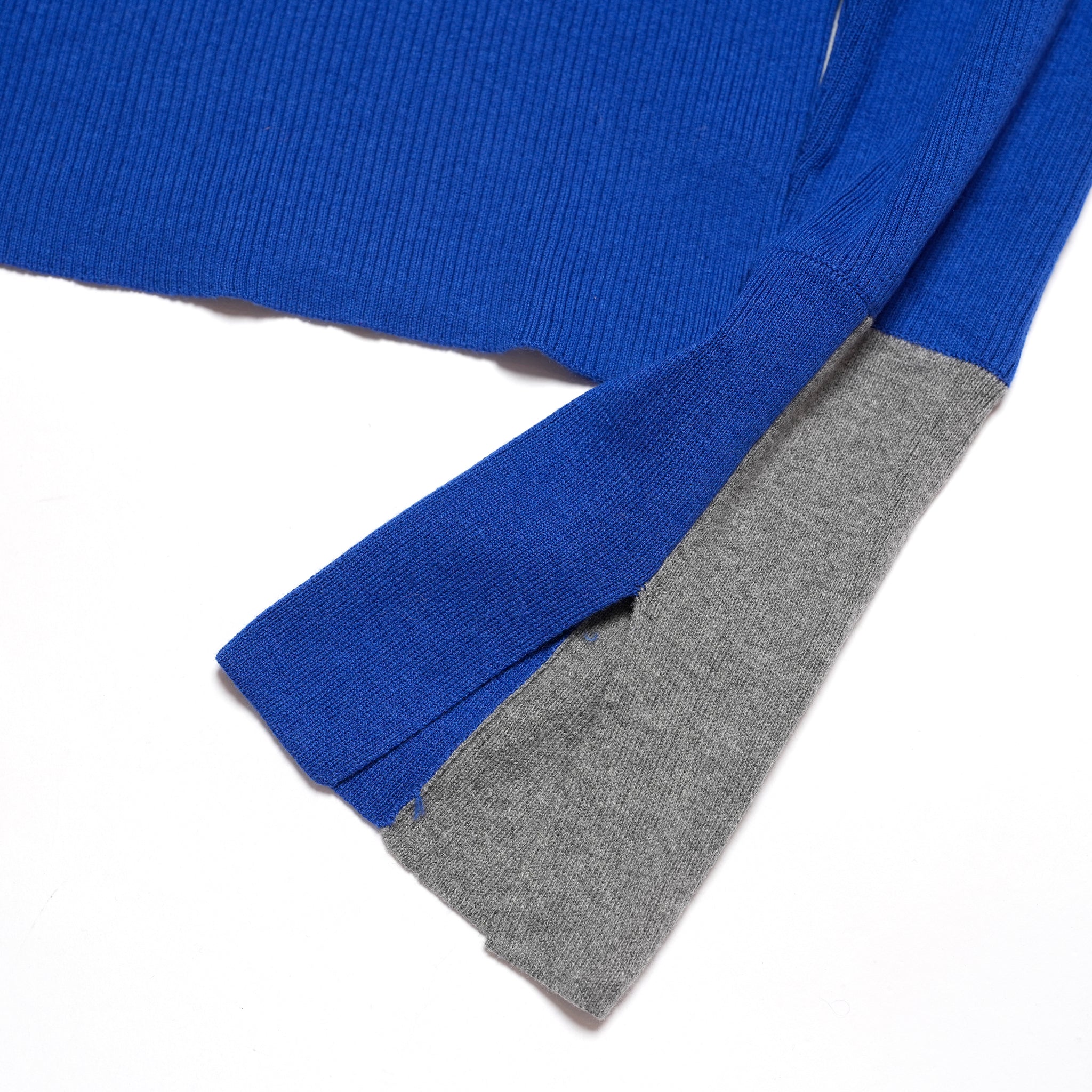 color block knit | Color_Blue | No_wht25fkn4039_bl【WHYTO_ホワイト】
