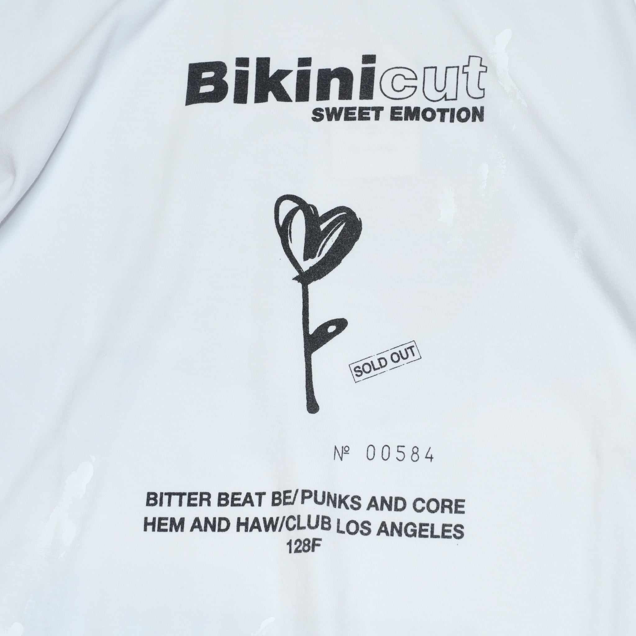 25#03-1010-0_Bikini Cut | 18/-white tube tee | Color:Bikini Cut【MINAMI ANDERSON_ミナミアンダーソン】【入荷予定アイテム・入荷連絡可能】