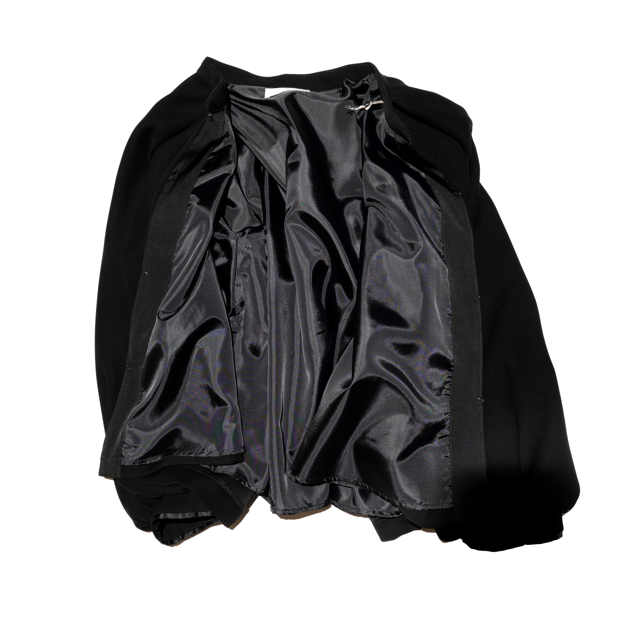 WHT22FJK4012 | Tuck gather jacket | Color:Black【WHYTO_ホワイト】