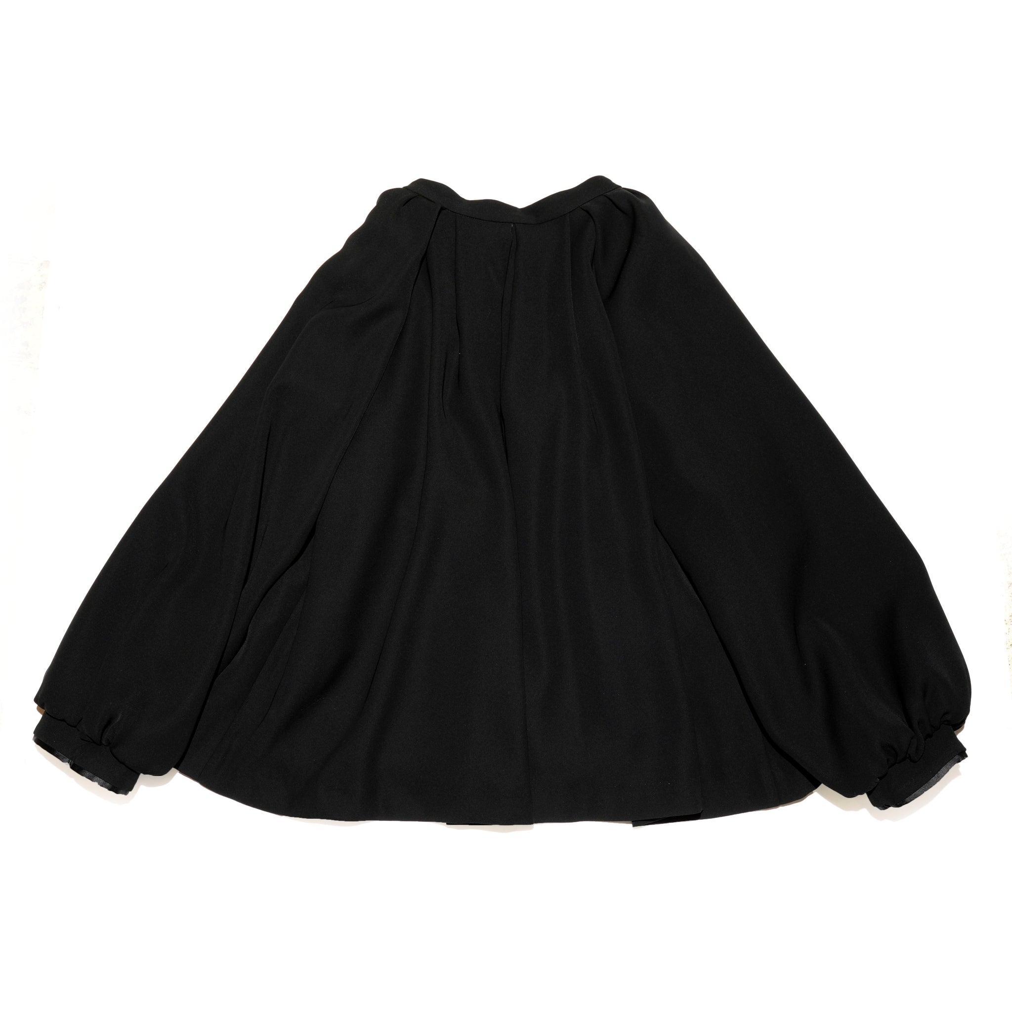 WHT22FJK4012 | Tuck gather jacket | Color:Black【WHYTO_ホワイト】