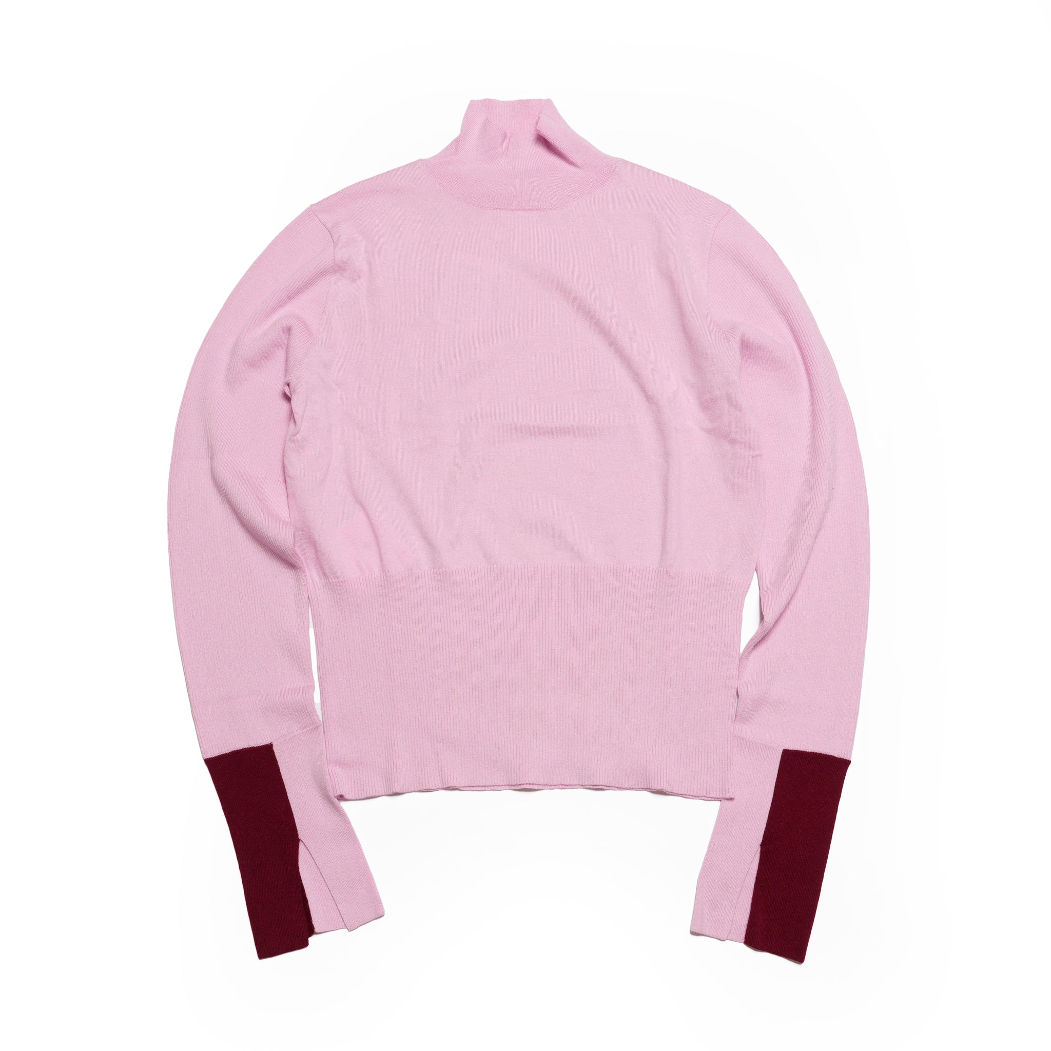 color block knit | Color_Light Pink | No_wht25fkn4039_ltpink【WHYTO_ホワイト】