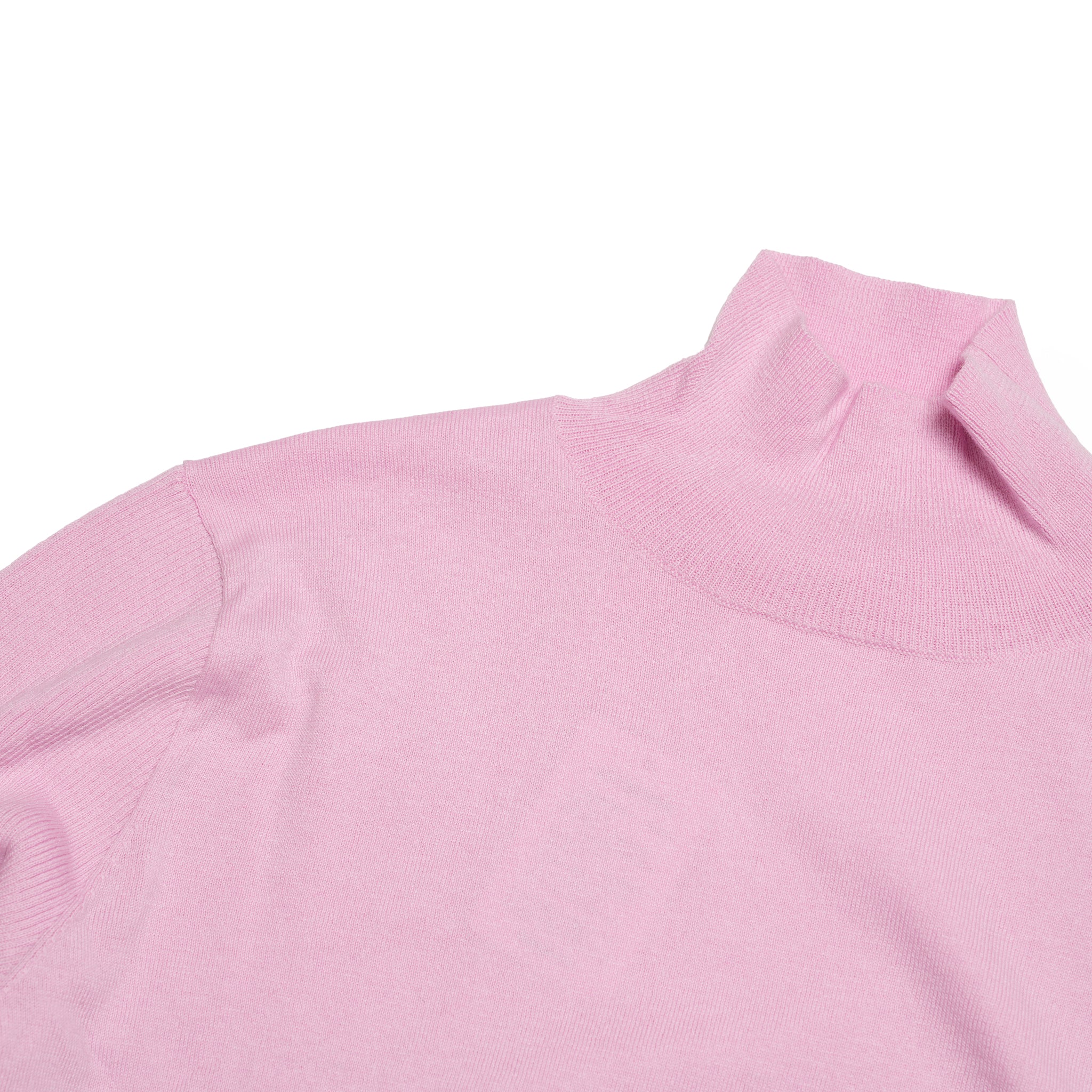 color block knit | Color_Light Pink | No_wht25fkn4039_ltpink【WHYTO_ホワイト】