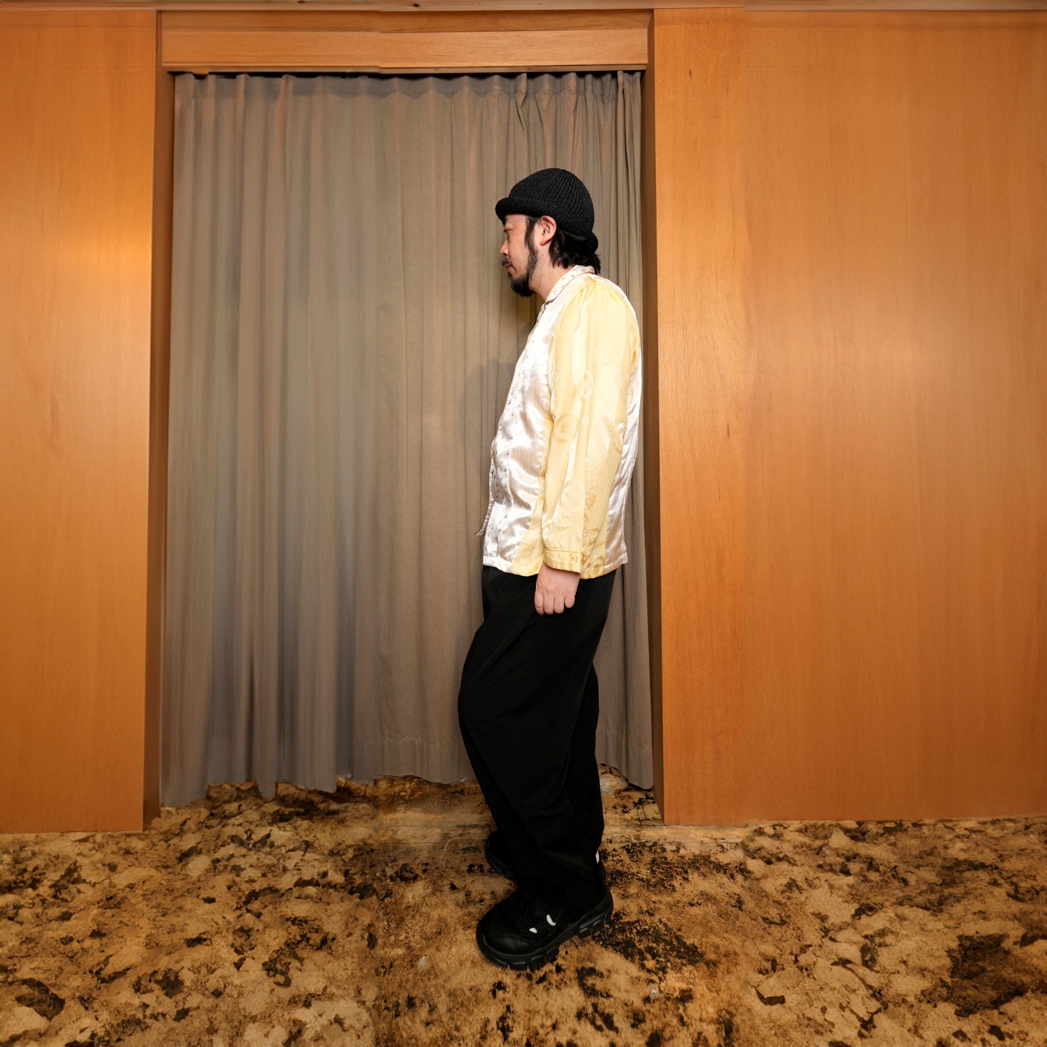 MR-2402674C | リメイクパジャマシャツ | Color:Multi_C | Size:2【Mr. Remake Man】【REMAKE MODEM DESIGN_モデムデザイン】