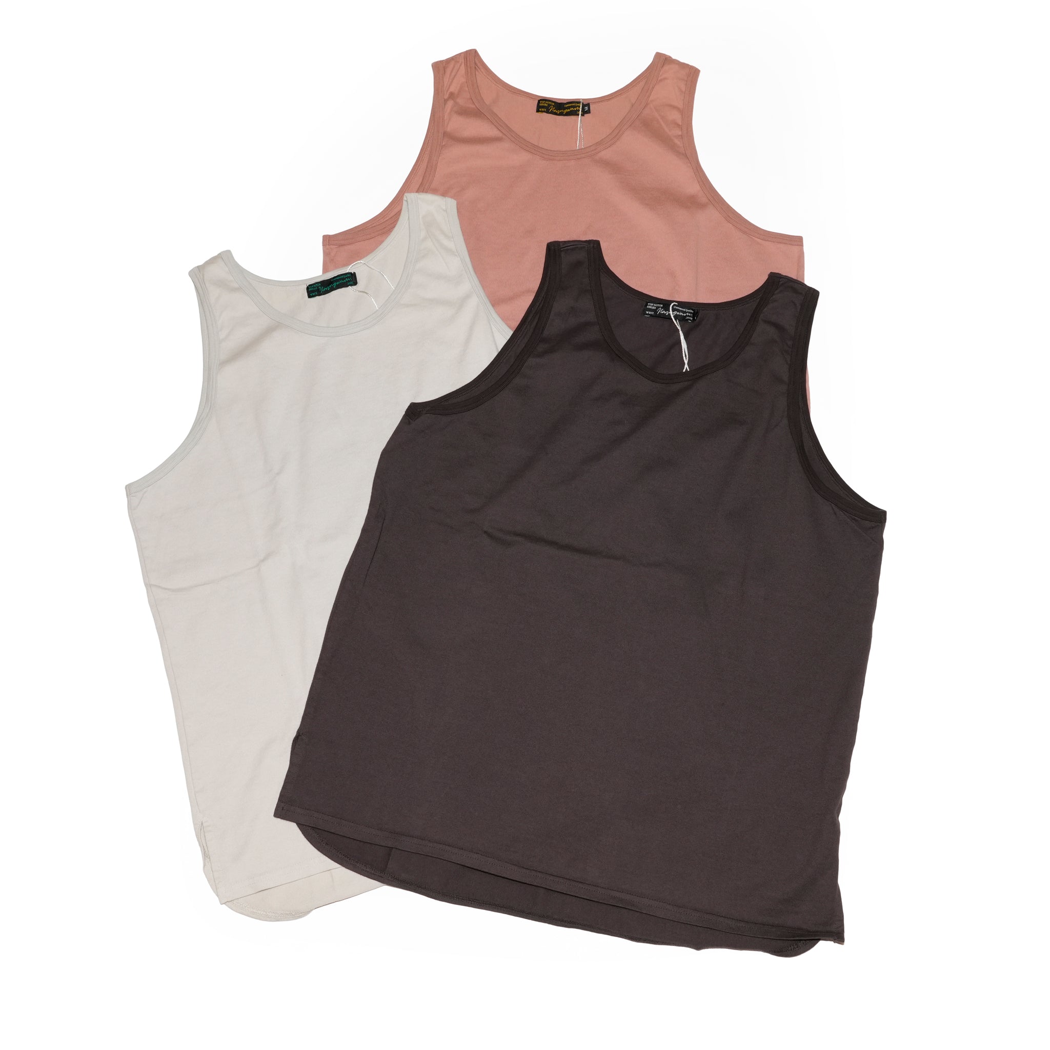 C0713908 | ESSENTIAL TANKTOP | Color:01-Grage / 02-Charcoal / 03-Smoke Pink【NASNGWAM_ナスングワム】【ネコポス選択可能】