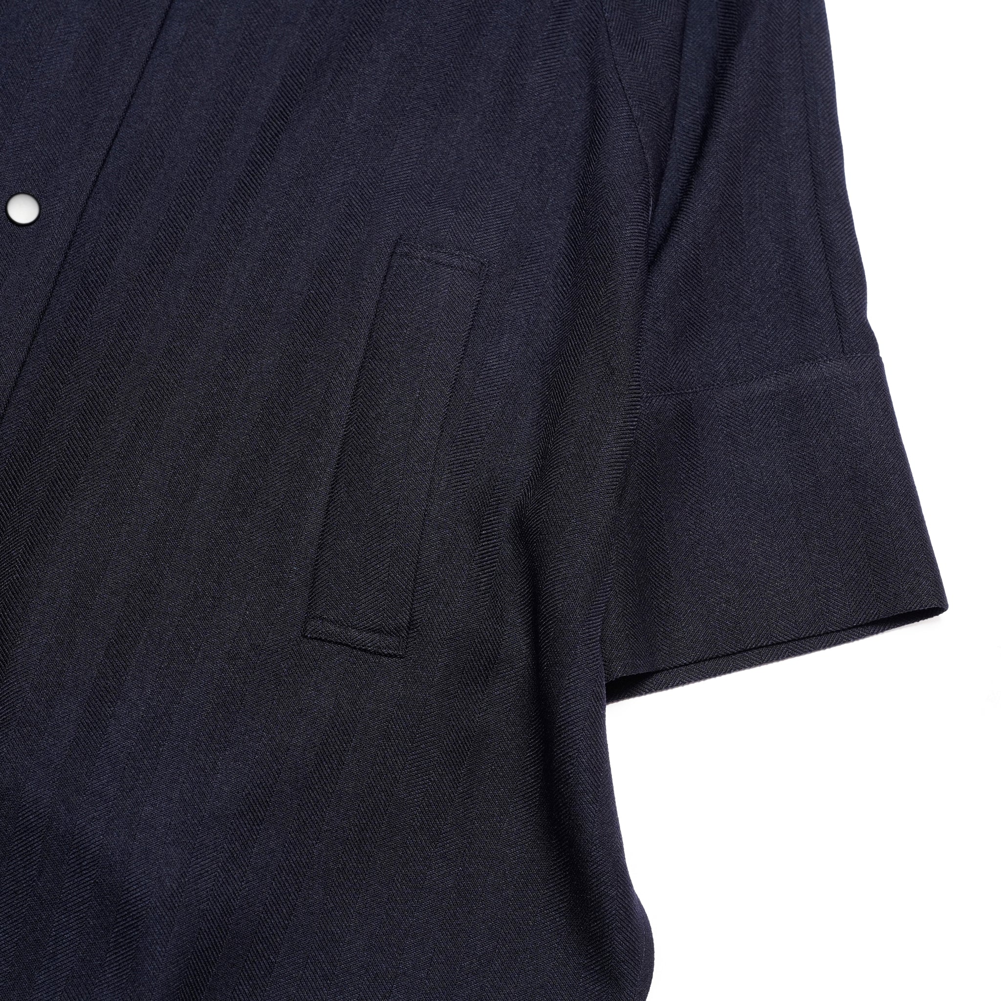 round cape jacket | Color_Navy | No_wht25fjk4047_navy【WHYTO_ホワイト】