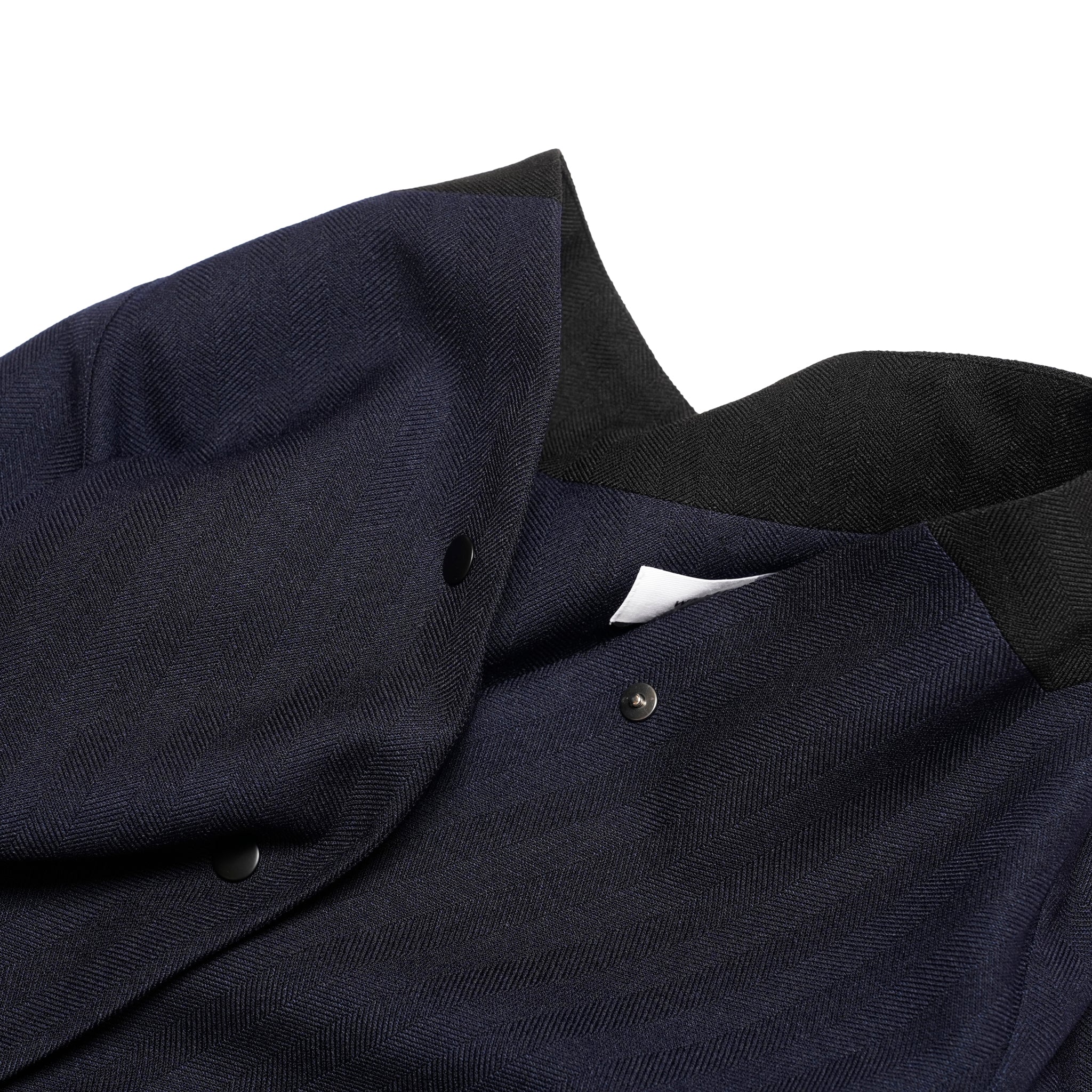 round cape jacket | Color_Navy | No_wht25fjk4047_navy【WHYTO_ホワイト】