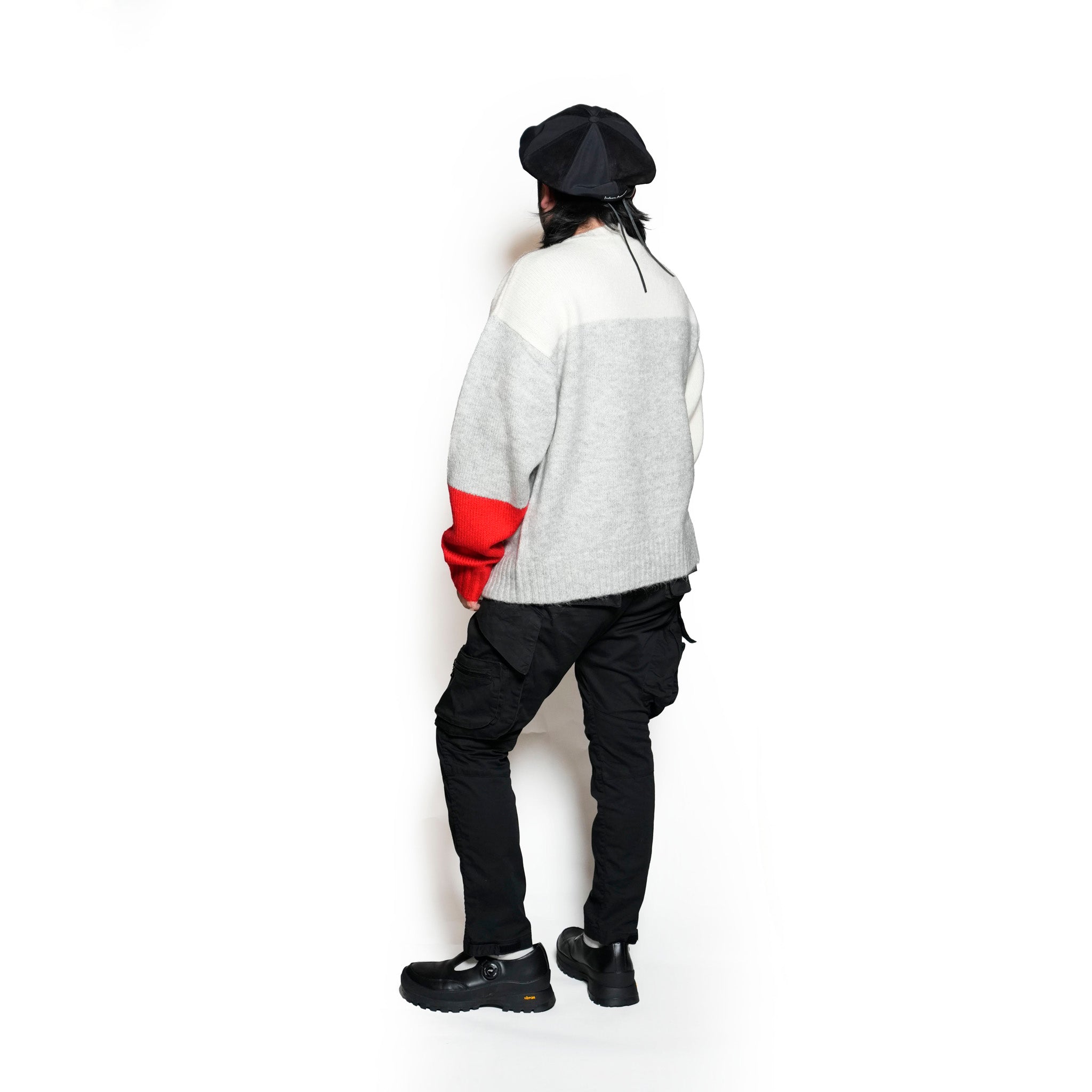 VOO-1208_ASH | VOOHAIR JUMPER | Color:Ash【VOO_ヴォー】