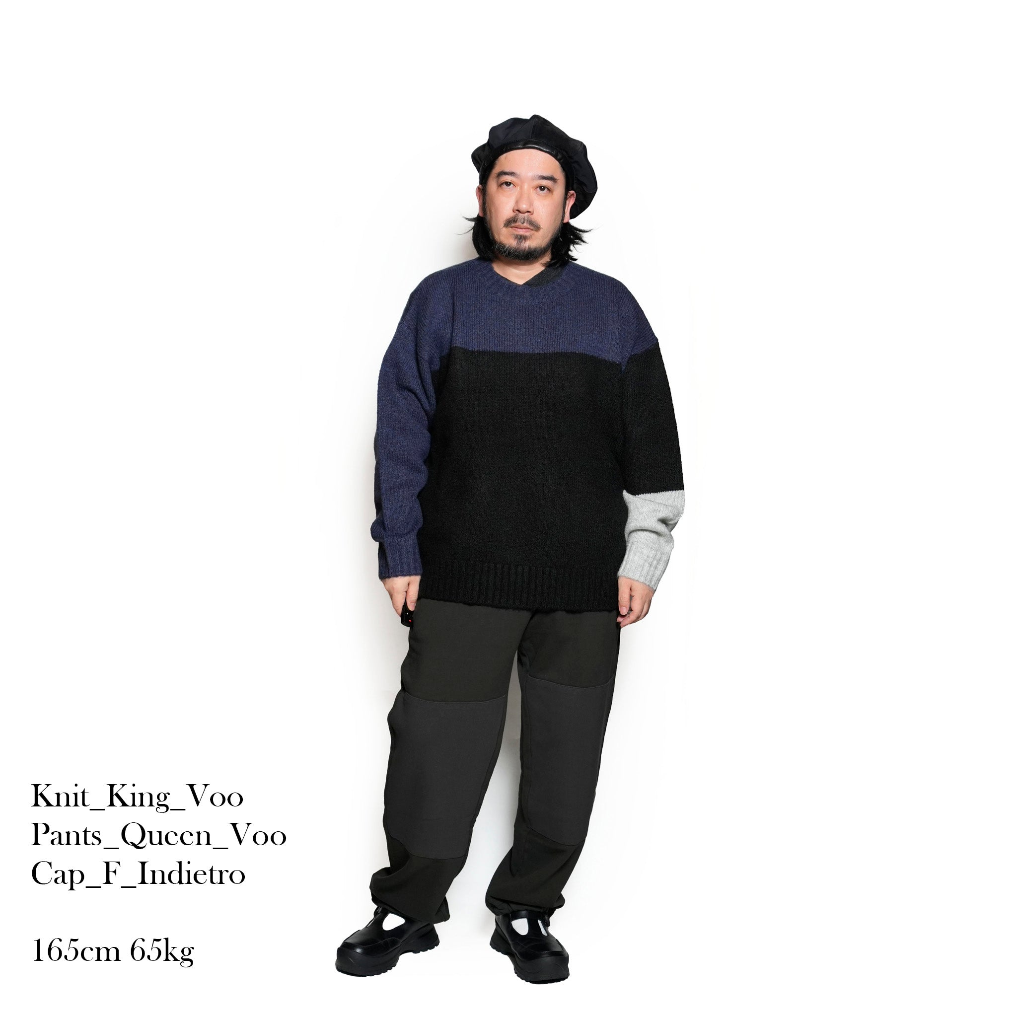 VOO-1208_BLACK | VOOHAIR JUMPER | Color:Black【VOO_ヴォー】