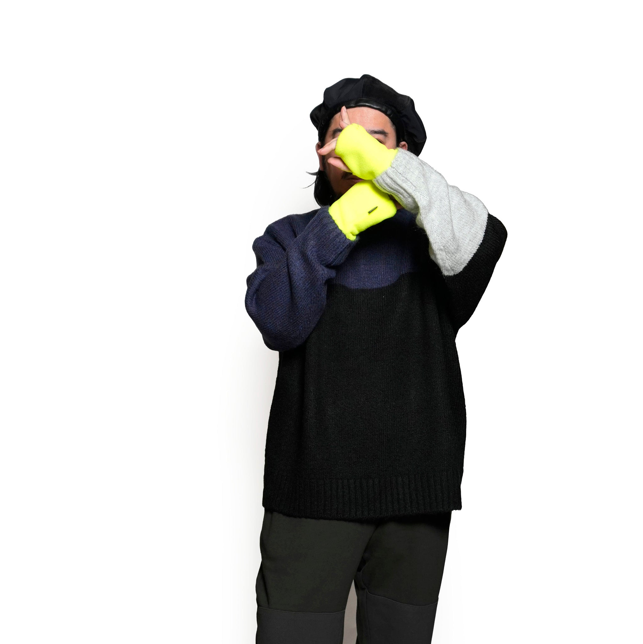 Fingerless Gloves | Color:Hot Pink/Neon Yellow/Navy/Purple【WRISTIES】【ネコポス選択可能】