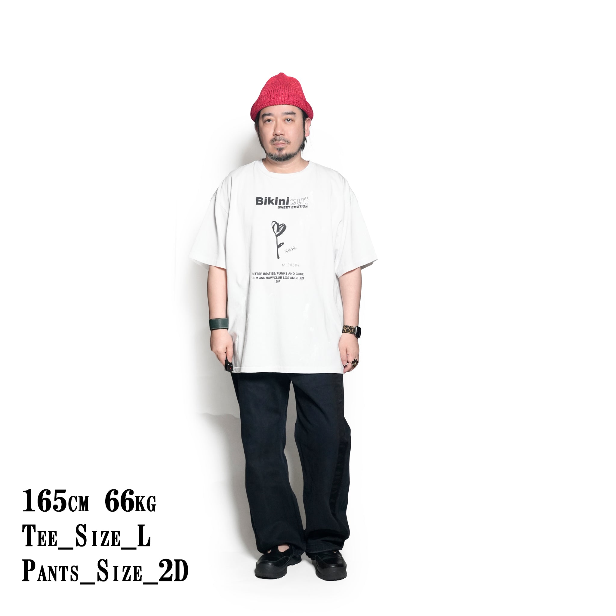 25#03-1010-0_Bikini Cut | 18/-white tube tee | Color:Bikini Cut【MINAMI ANDERSON_ミナミアンダーソン】【入荷予定アイテム・入荷連絡可能】