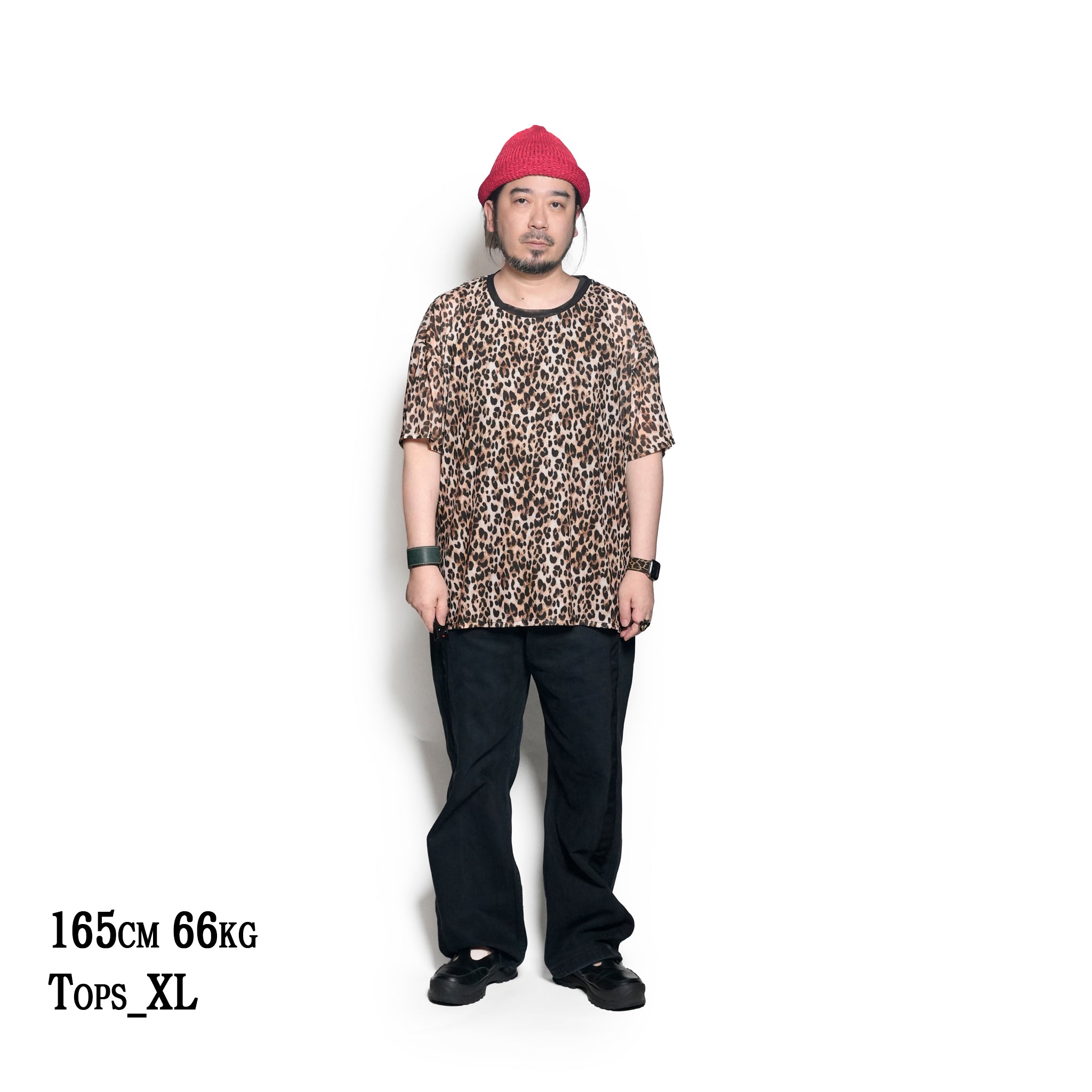 26675_ANIMAL | ANIMAL MESH TEE | Color:ANIMAL【ONE TEASPOON_ワンティースプーン】
